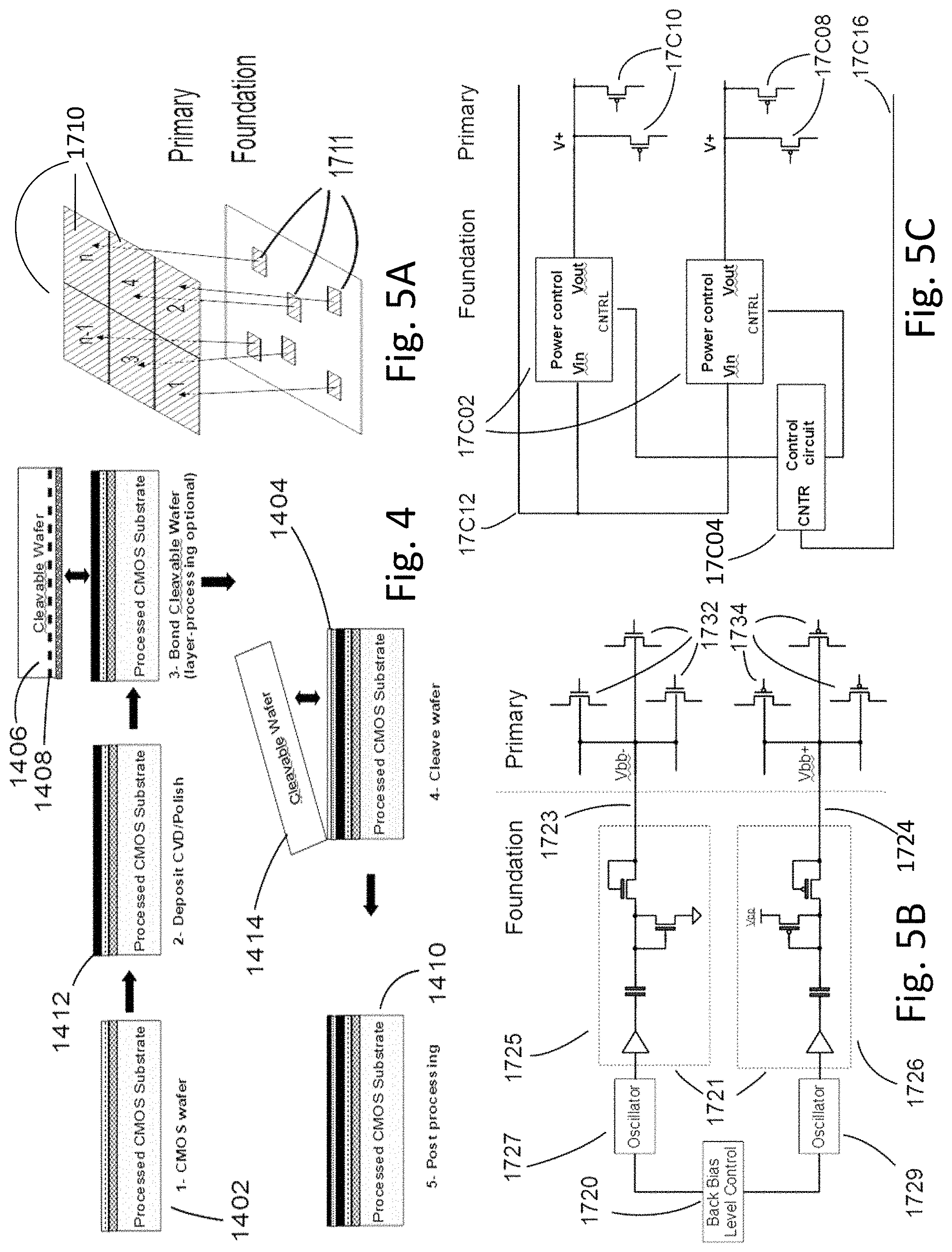 Patent US11784082 Figure 5 – 3D semiconductor device and structure with bonding
