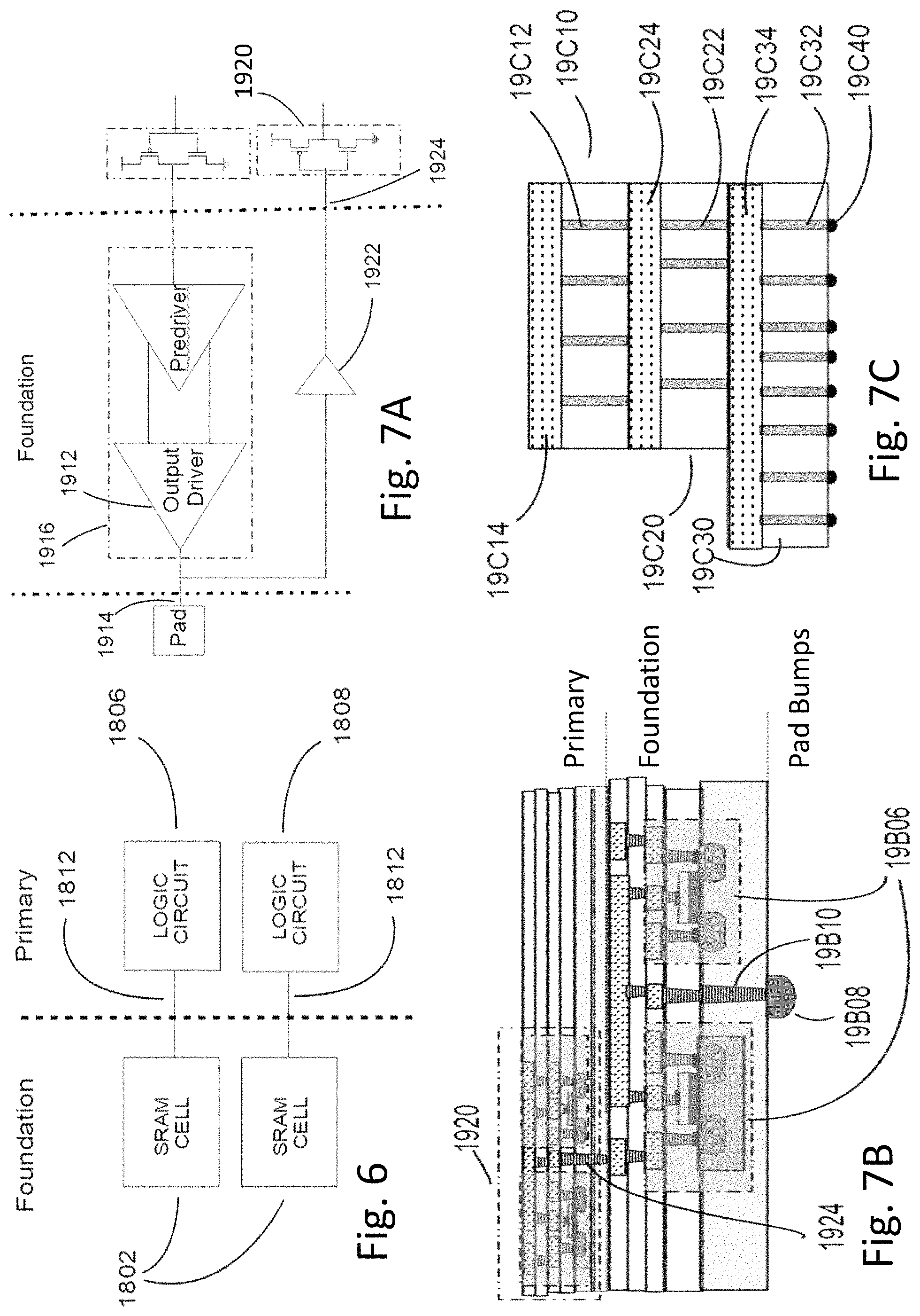 Patent US11784082 Figure 6 – 3D semiconductor device and structure with bonding
