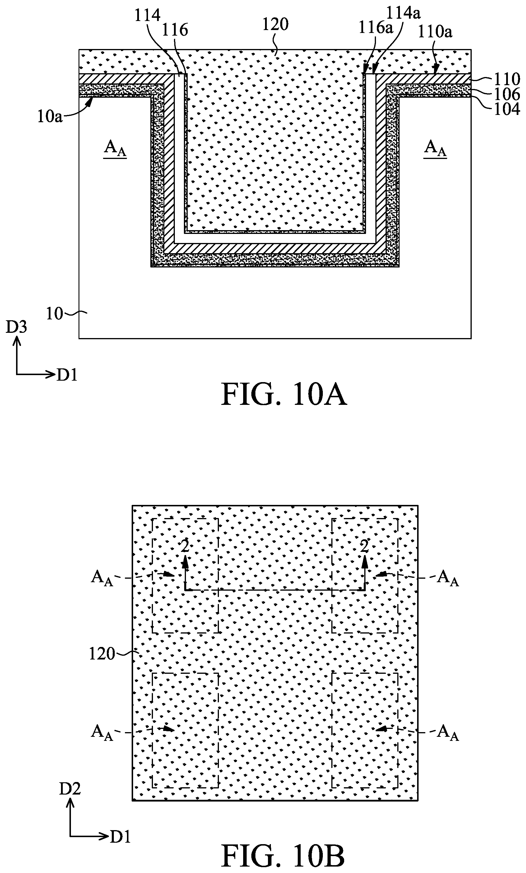 Patent US11784087 Figure 7 – Semiconductor structure having layers in a trench and method of manufacturing the same