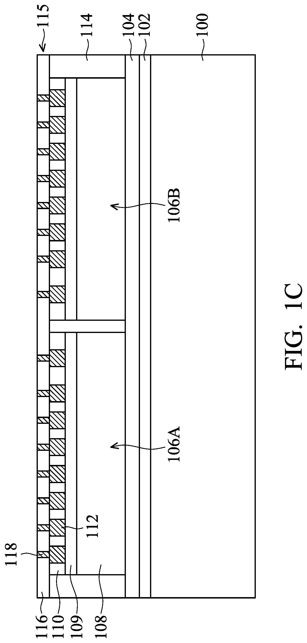 Patent US11784091 Figure 3 – Structure and formation method of chip package with fan-out feature