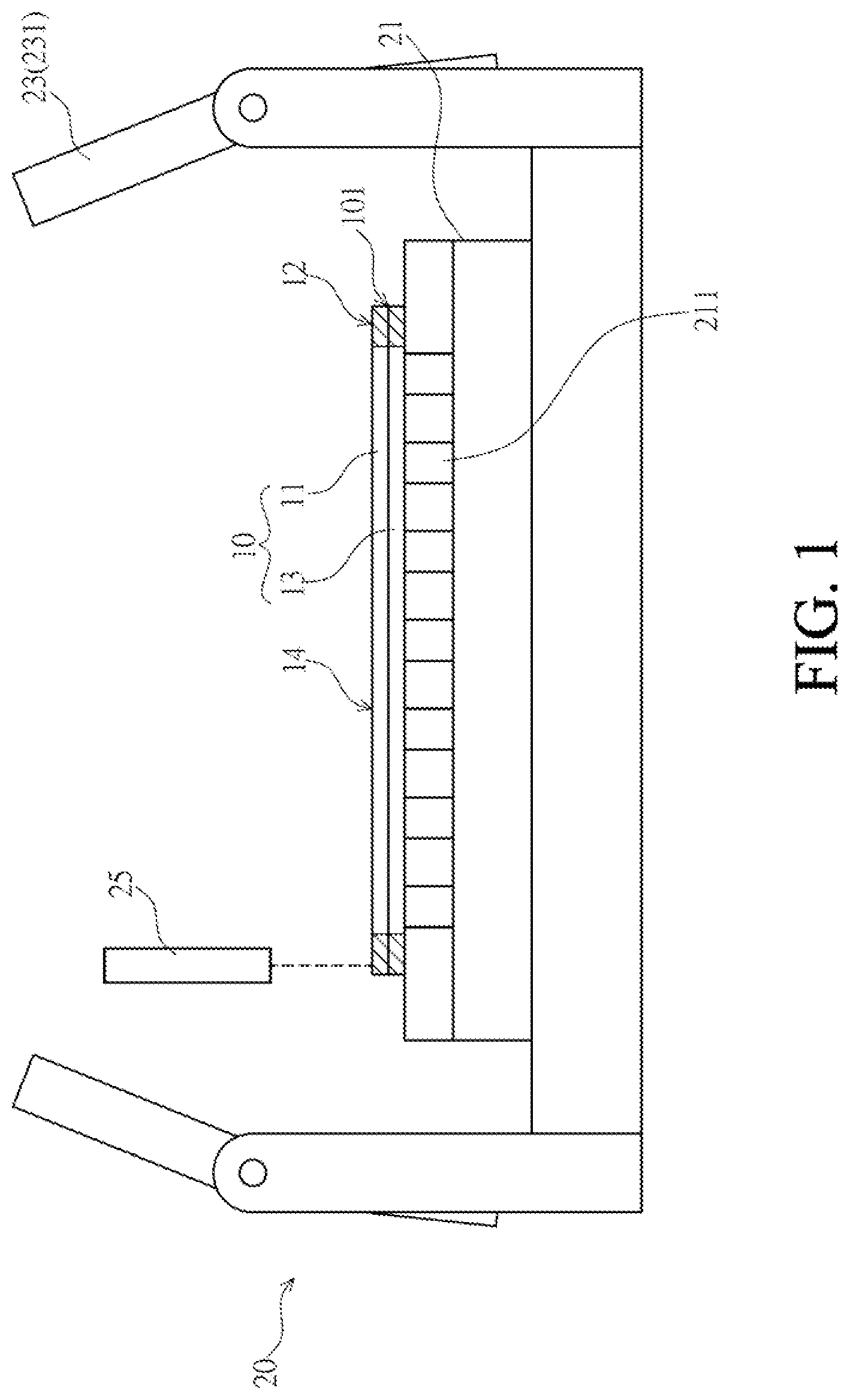 Patent US11784094 Figure 1 – Laser lift-off method for separating substrate and semiconductor-epitaxial structure