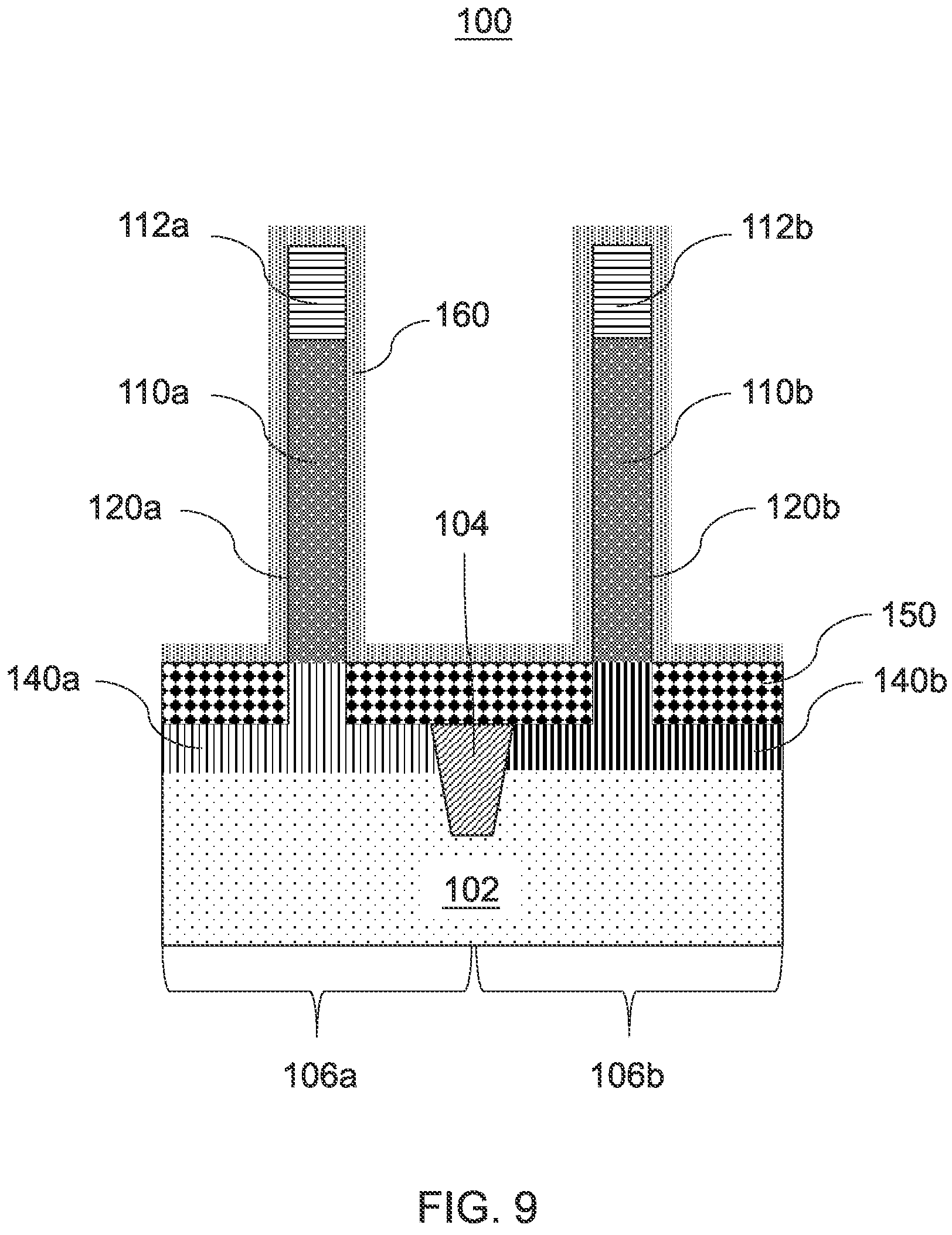 Patent US11784096 Figure 9 – Vertical transport field-effect transistors having germanium channel surfaces