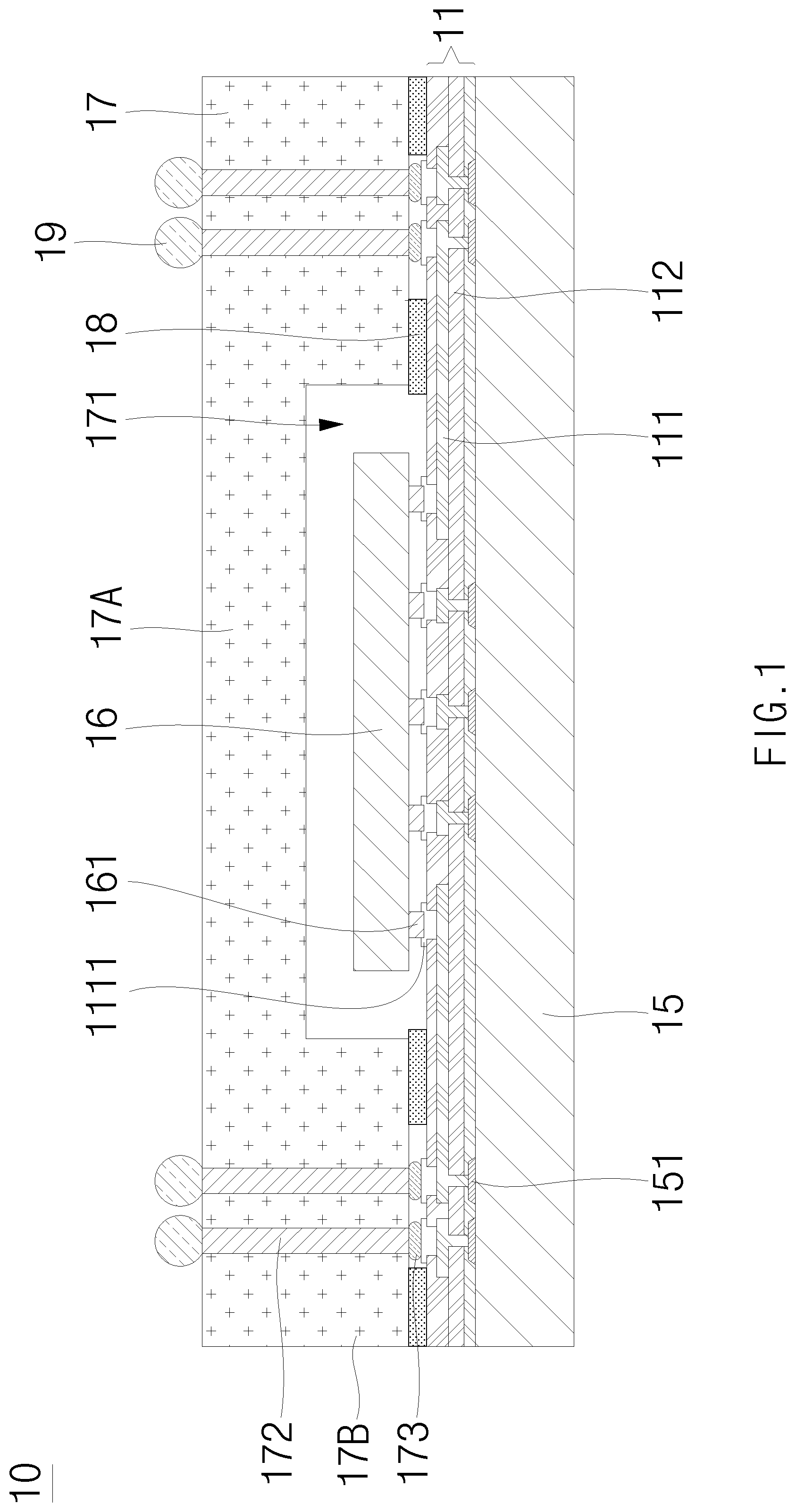 Patent US11784101 Figure 1 – Semiconductor devices comprising a lid structure and methods of manufacturing semiconductor devices comprising a lid structure