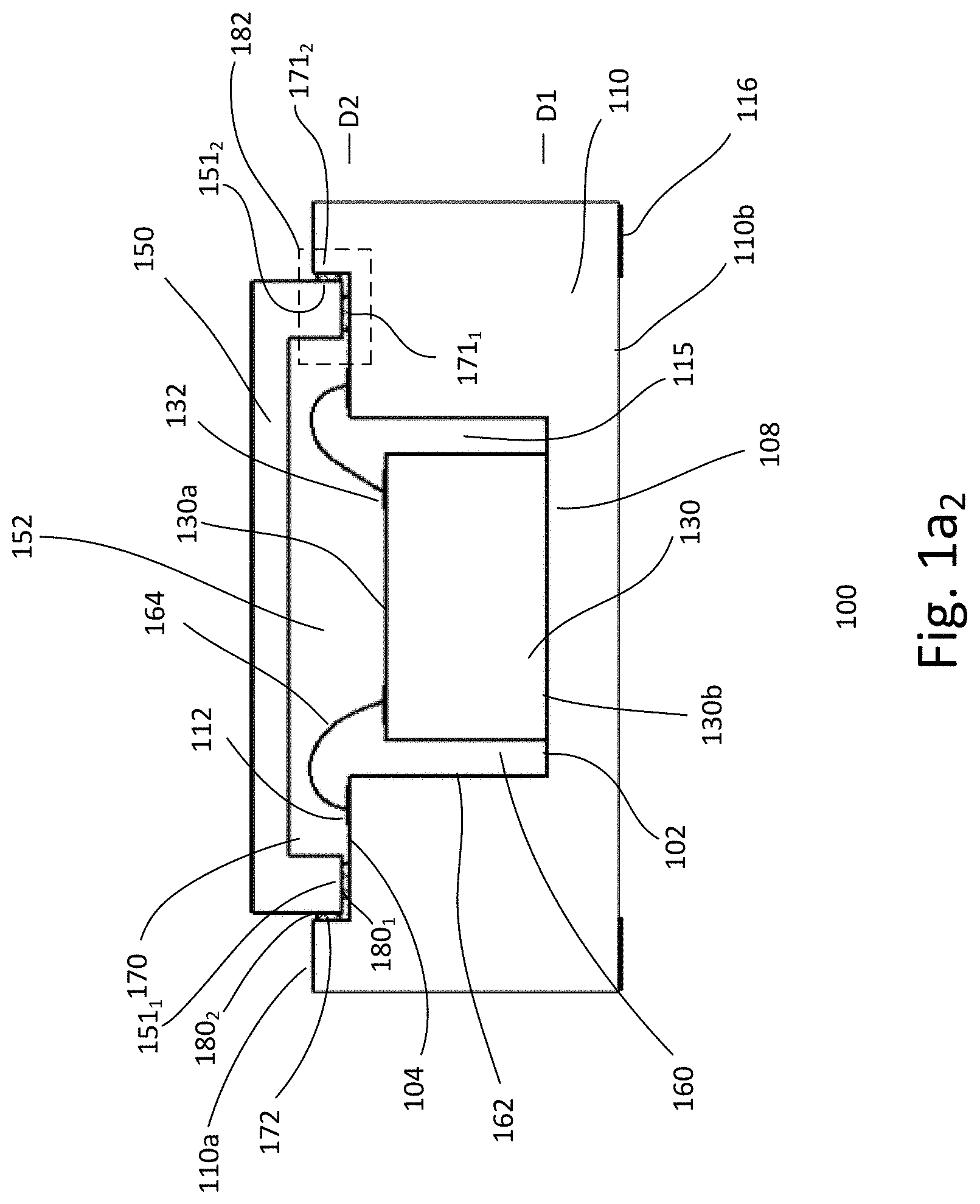 Patent US11784102 Figure 2 – Hermetic semiconductor packages