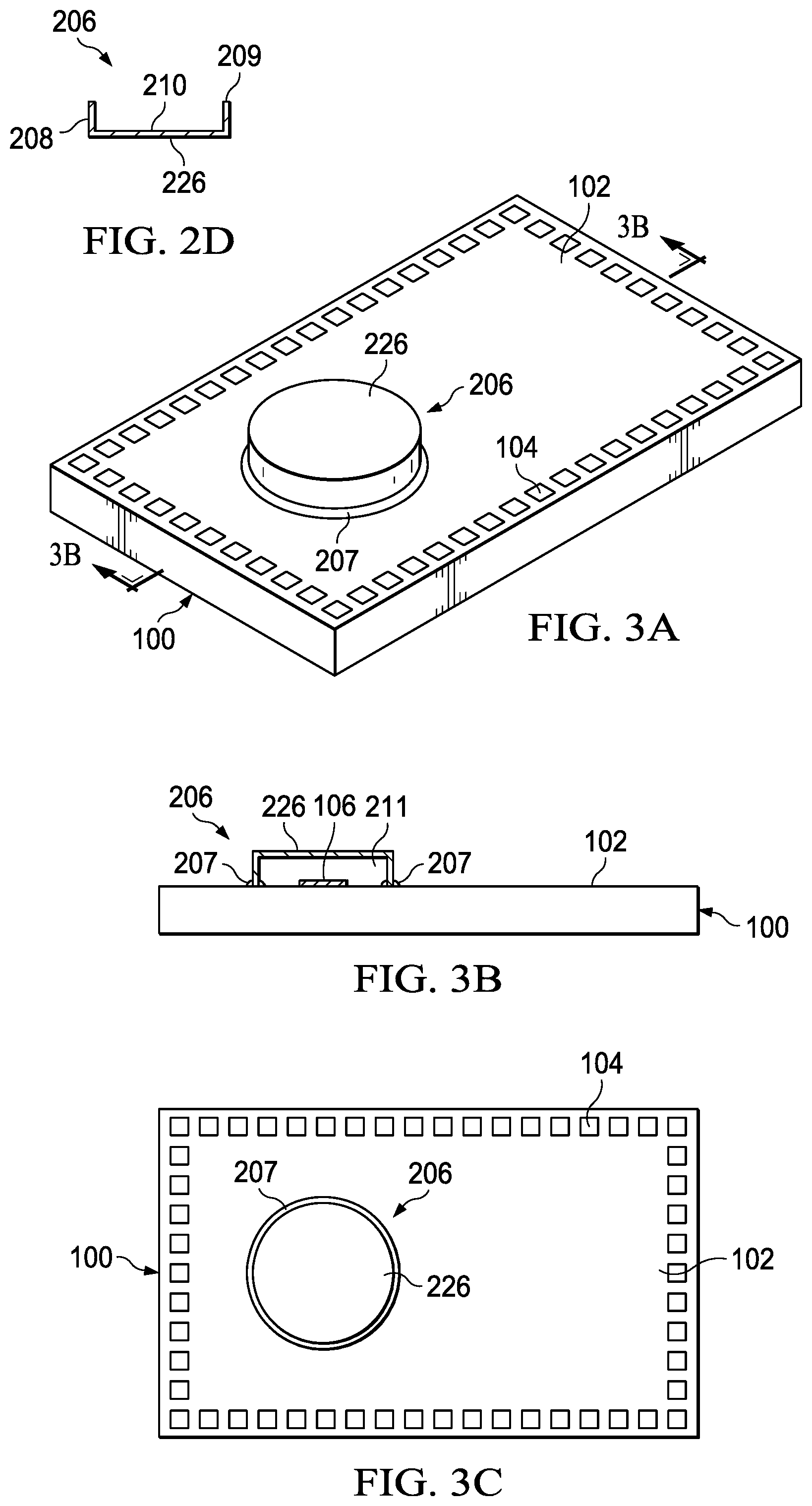 Patent US11784103 Figure 3 – Covers for semiconductor package components