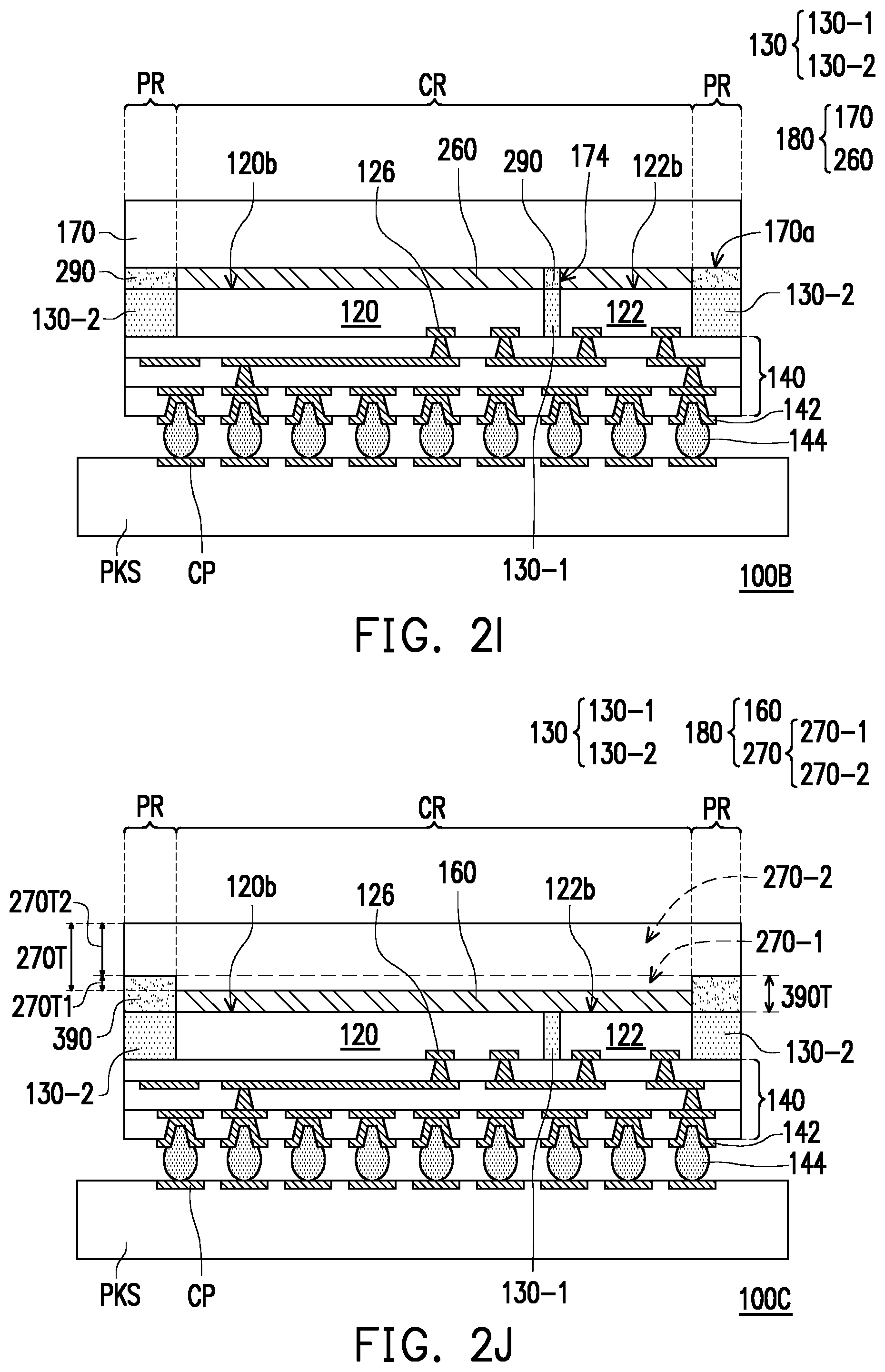 Patent US11784106 Figure 6 – Semiconductor package and manufacturing method thereof