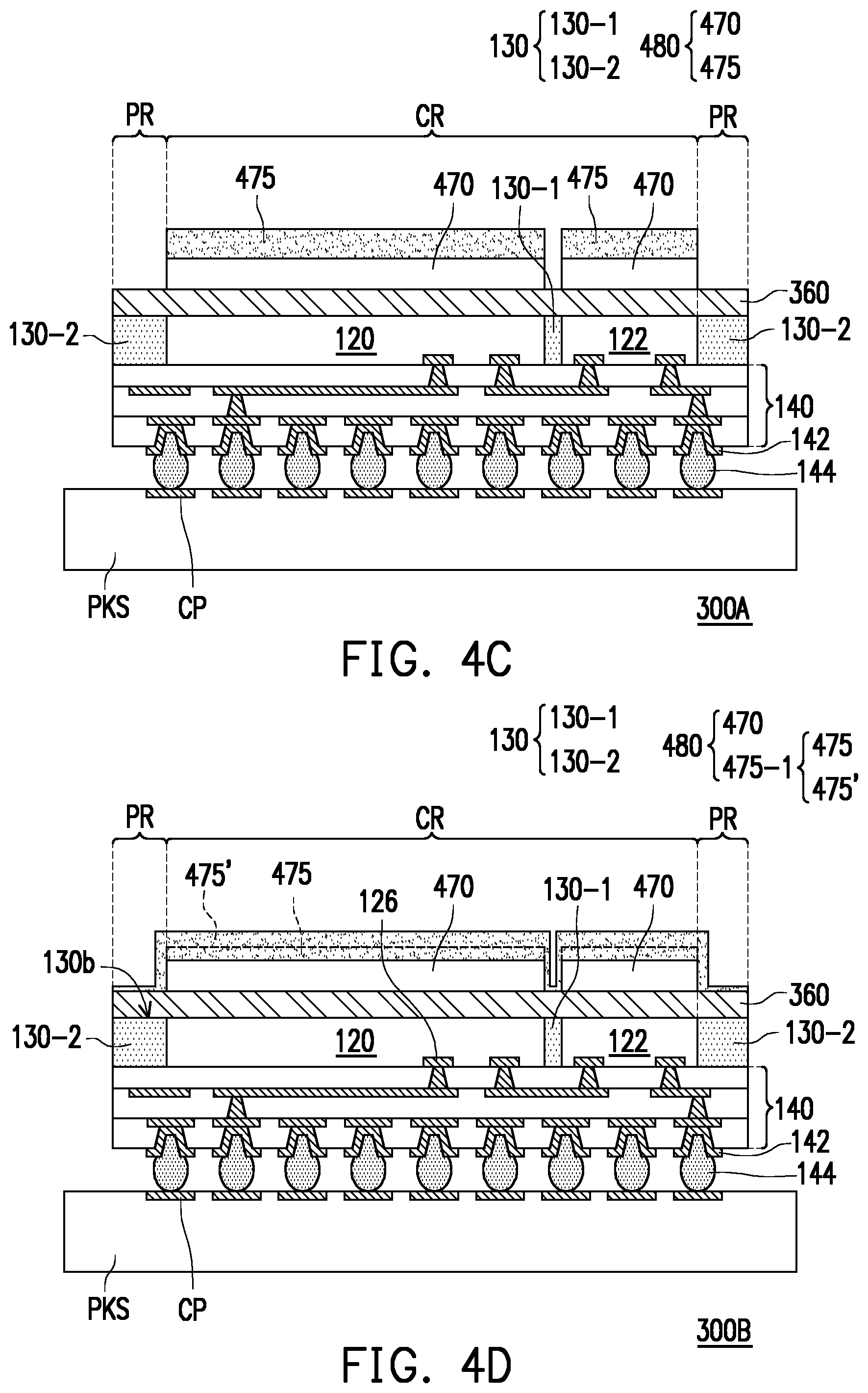 Patent US11784106 Figure 11 – Semiconductor package and manufacturing method thereof