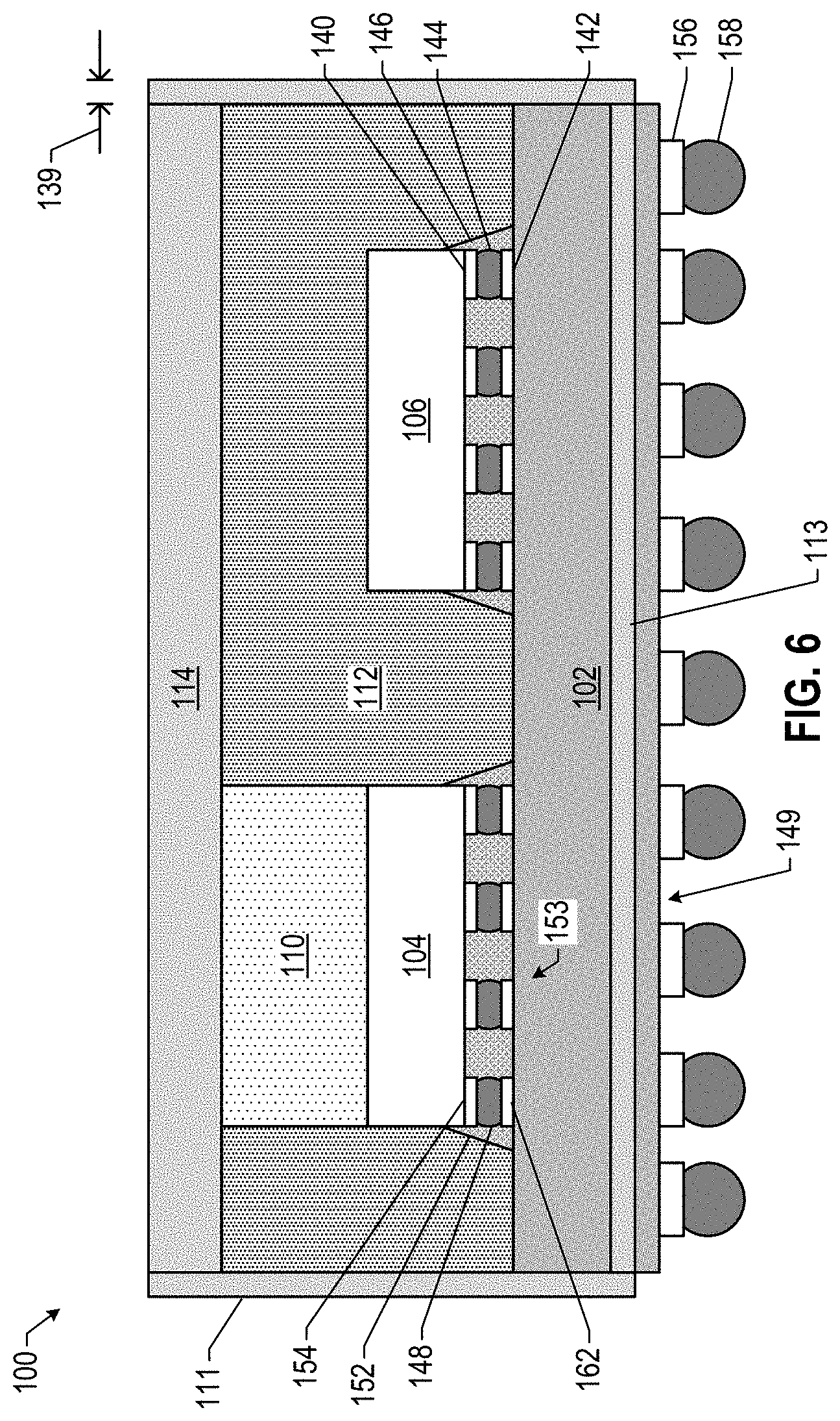 Patent US11784108 Figure 6 – Thermal management in integrated circuit packages