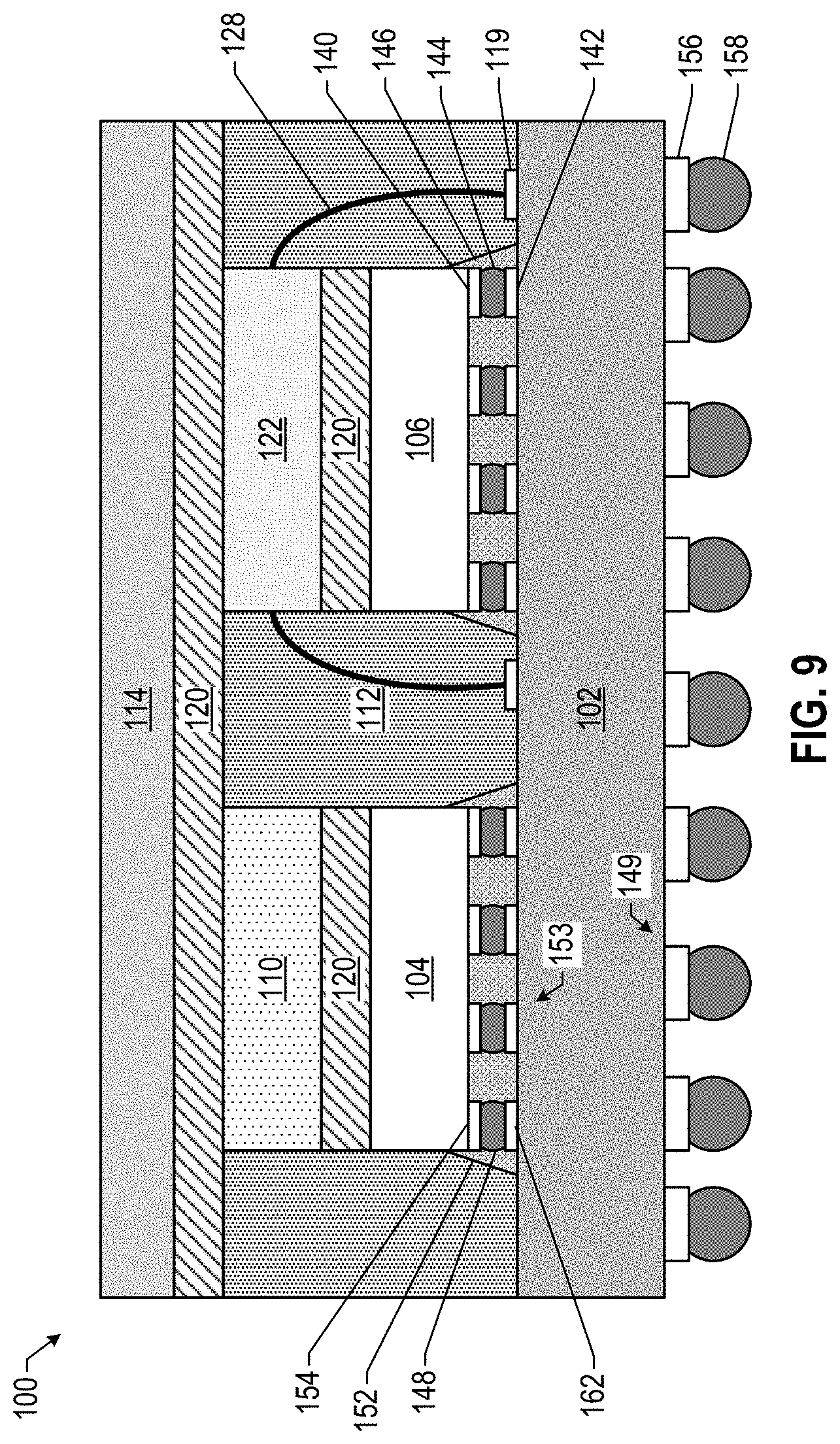 Patent US11784108 Figure 9 – Thermal management in integrated circuit packages