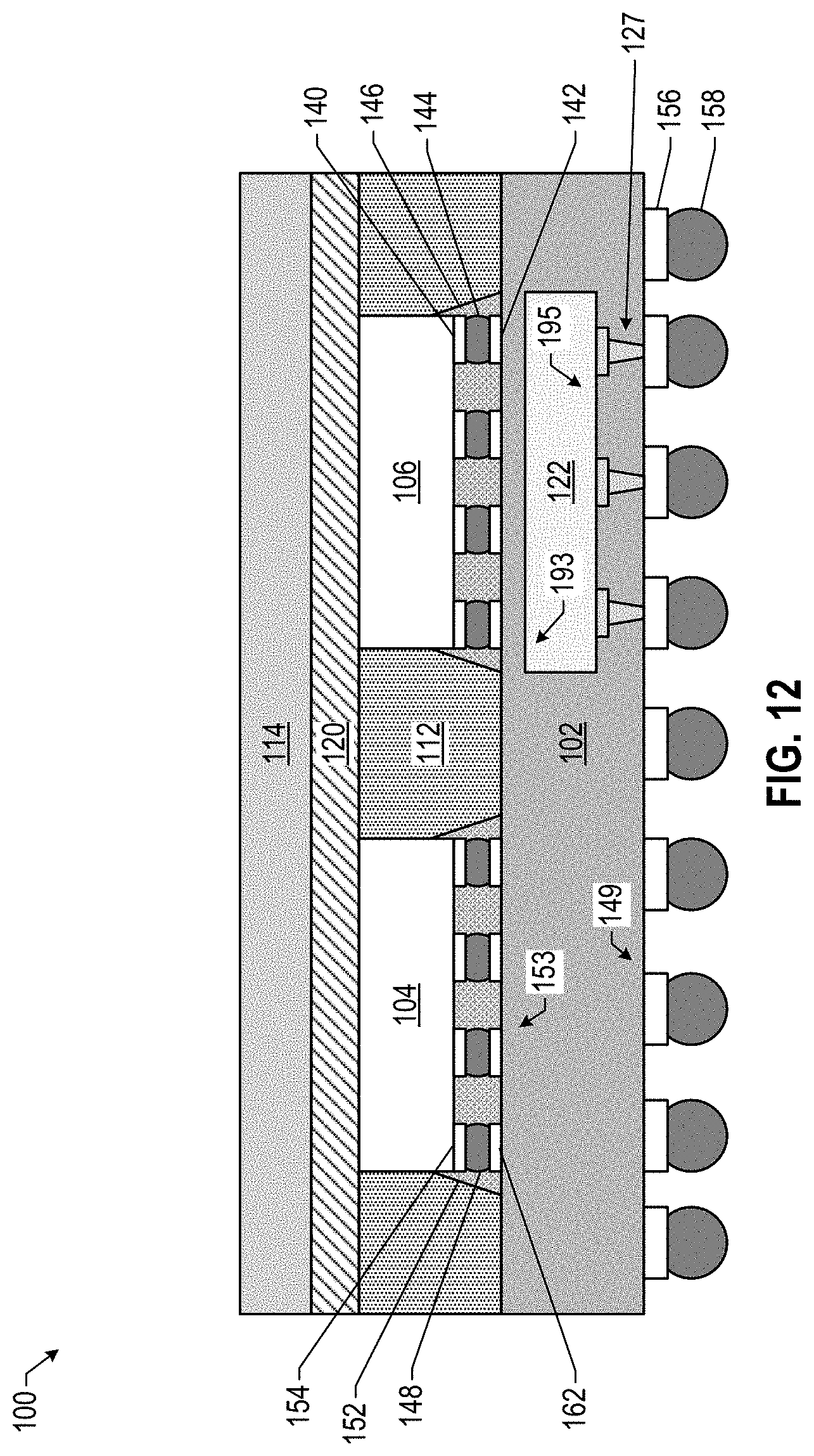 Patent US11784108 Figure 12 – Thermal management in integrated circuit packages
