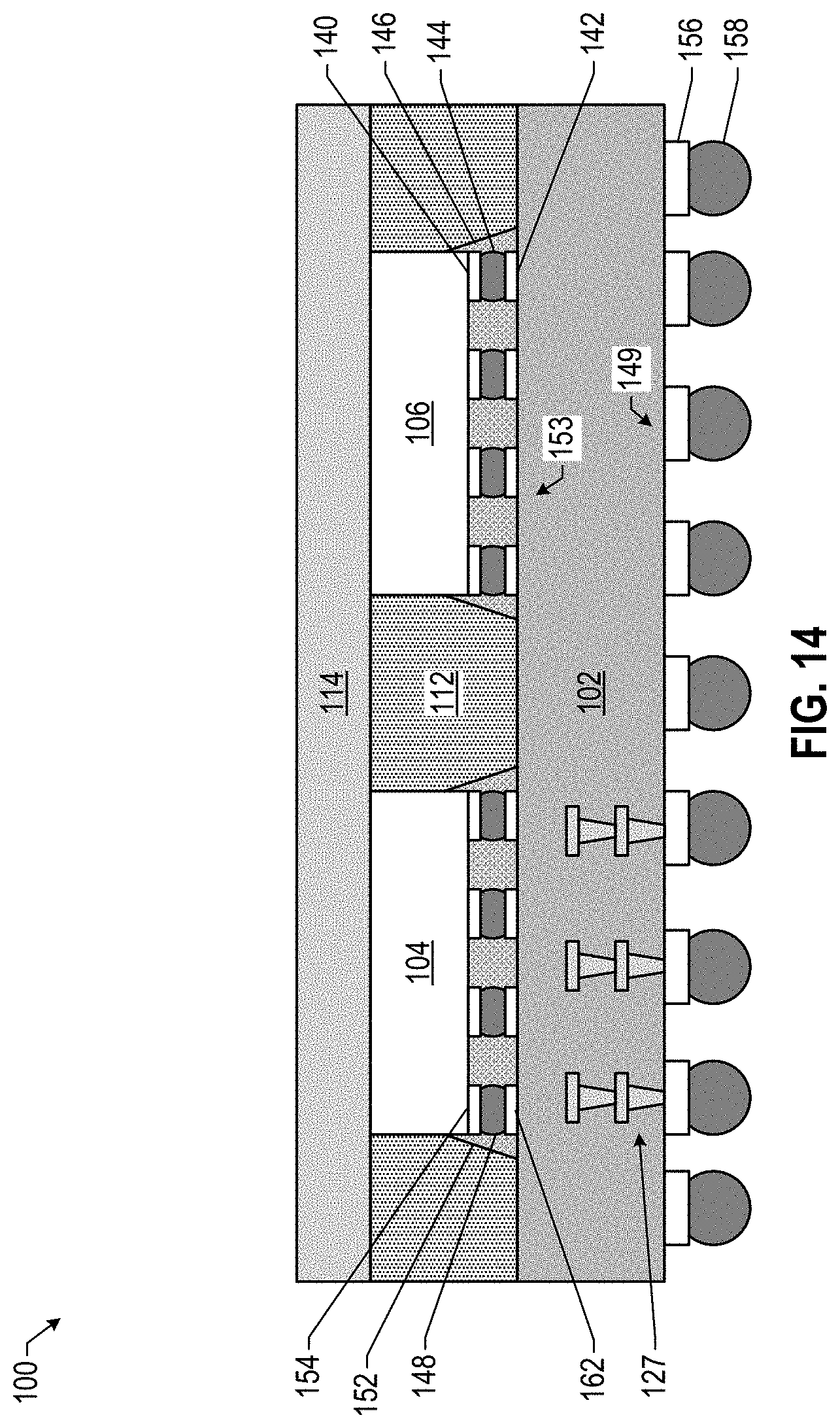 Patent US11784108 Figure 14 – Thermal management in integrated circuit packages