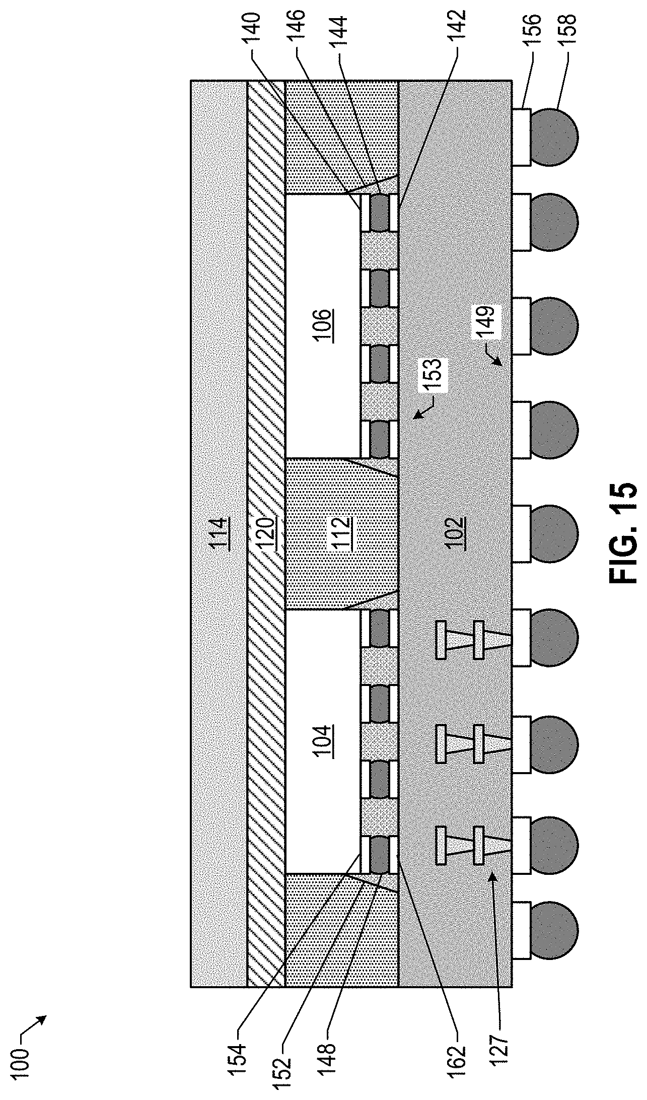 Patent US11784108 Figure 15 – Thermal management in integrated circuit packages
