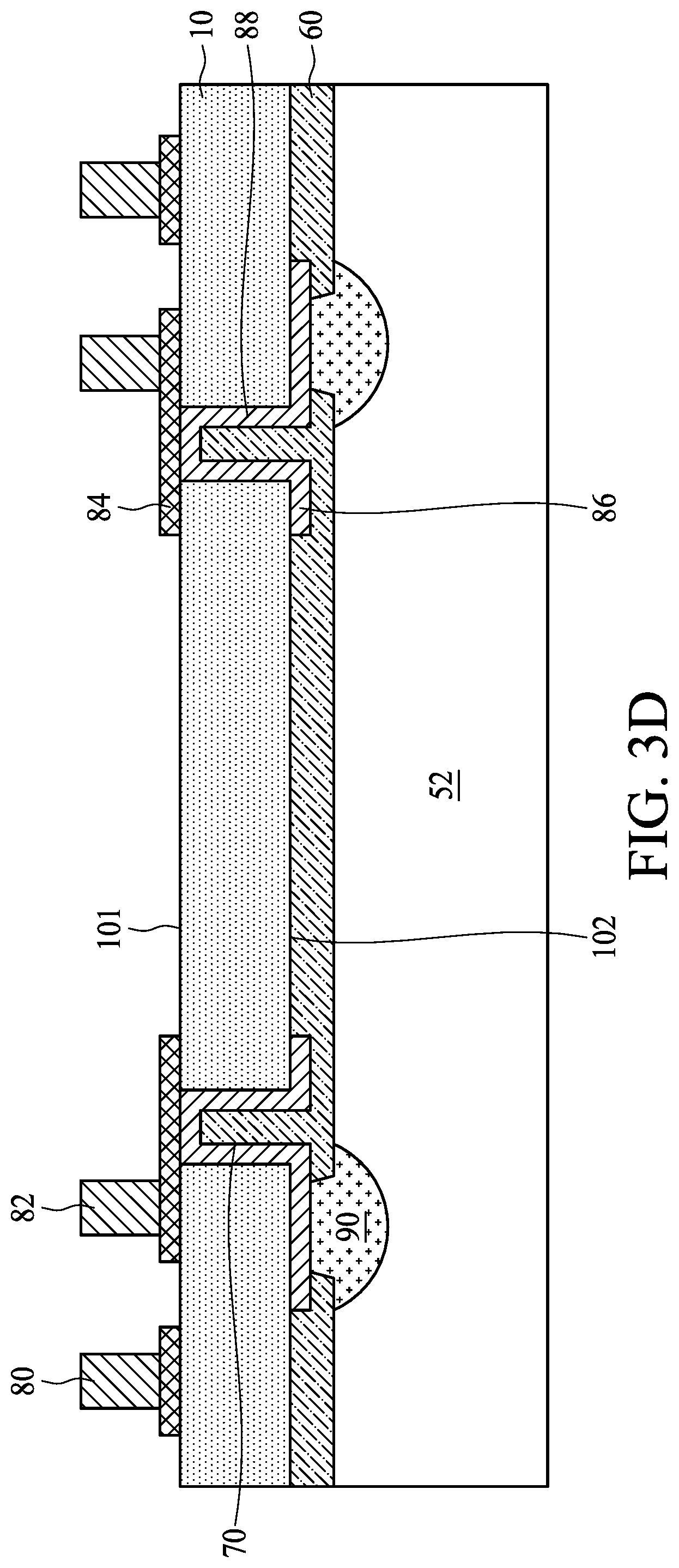 Patent US11784110 Figure 6 – Semiconductor package and method for manufacturing the same