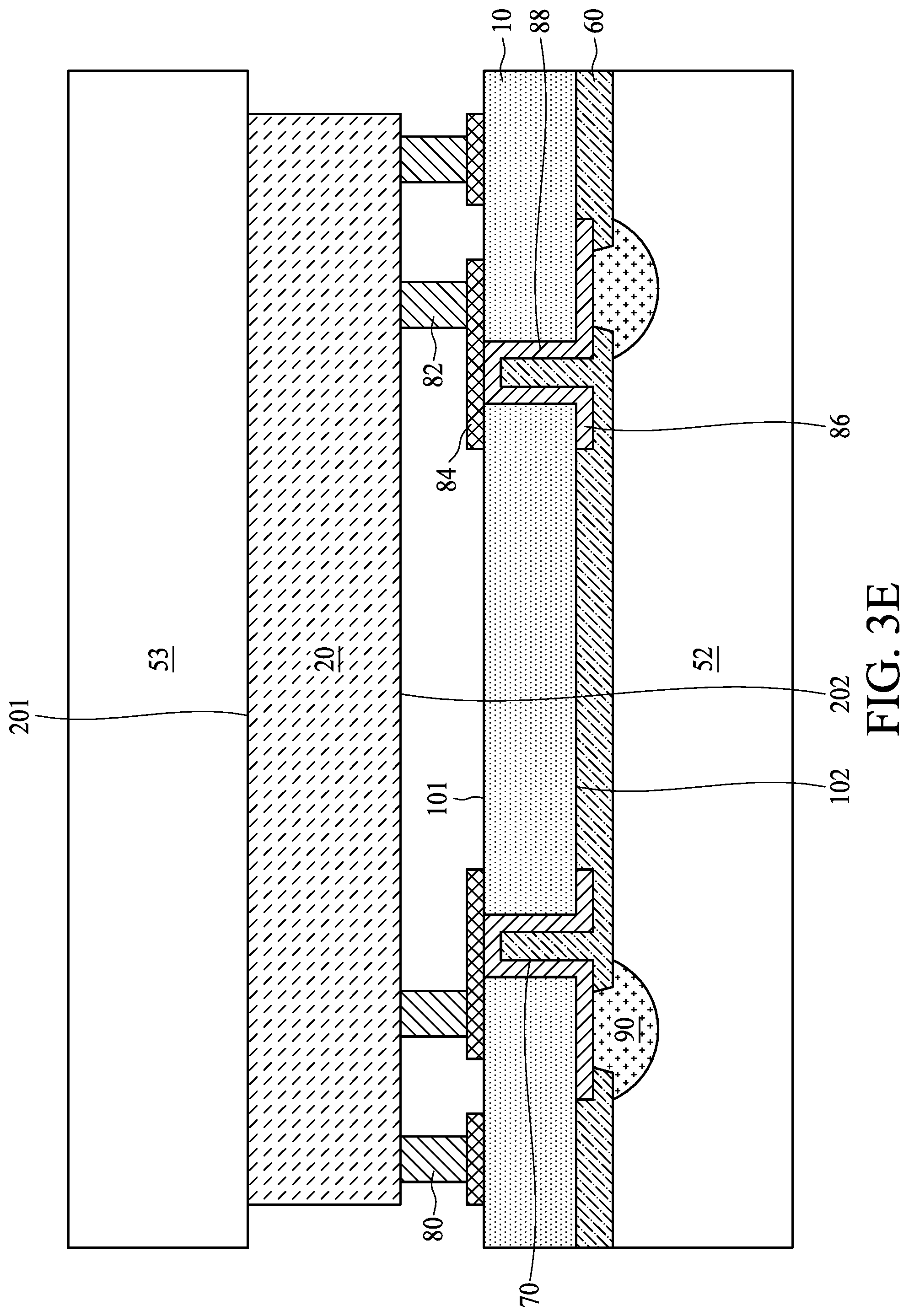Patent US11784110 Figure 7 – Semiconductor package and method for manufacturing the same