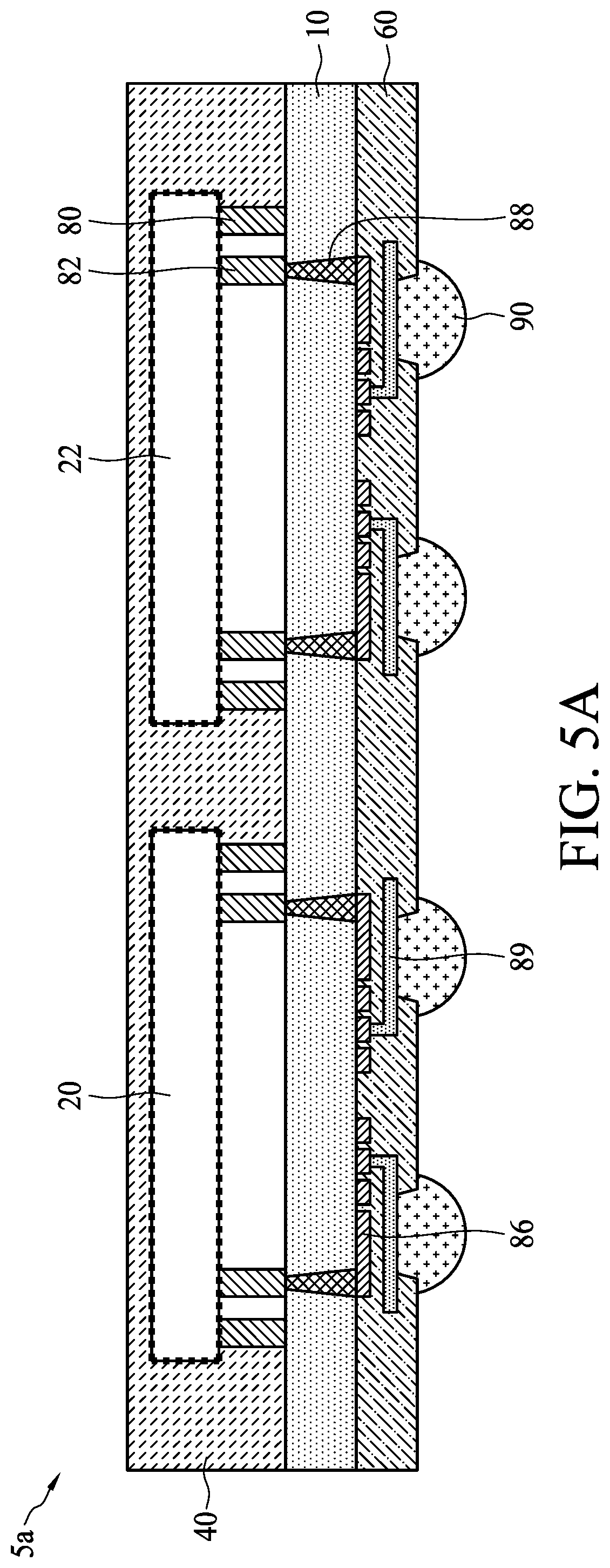 Patent US11784110 Figure 10 – Semiconductor package and method for manufacturing the same