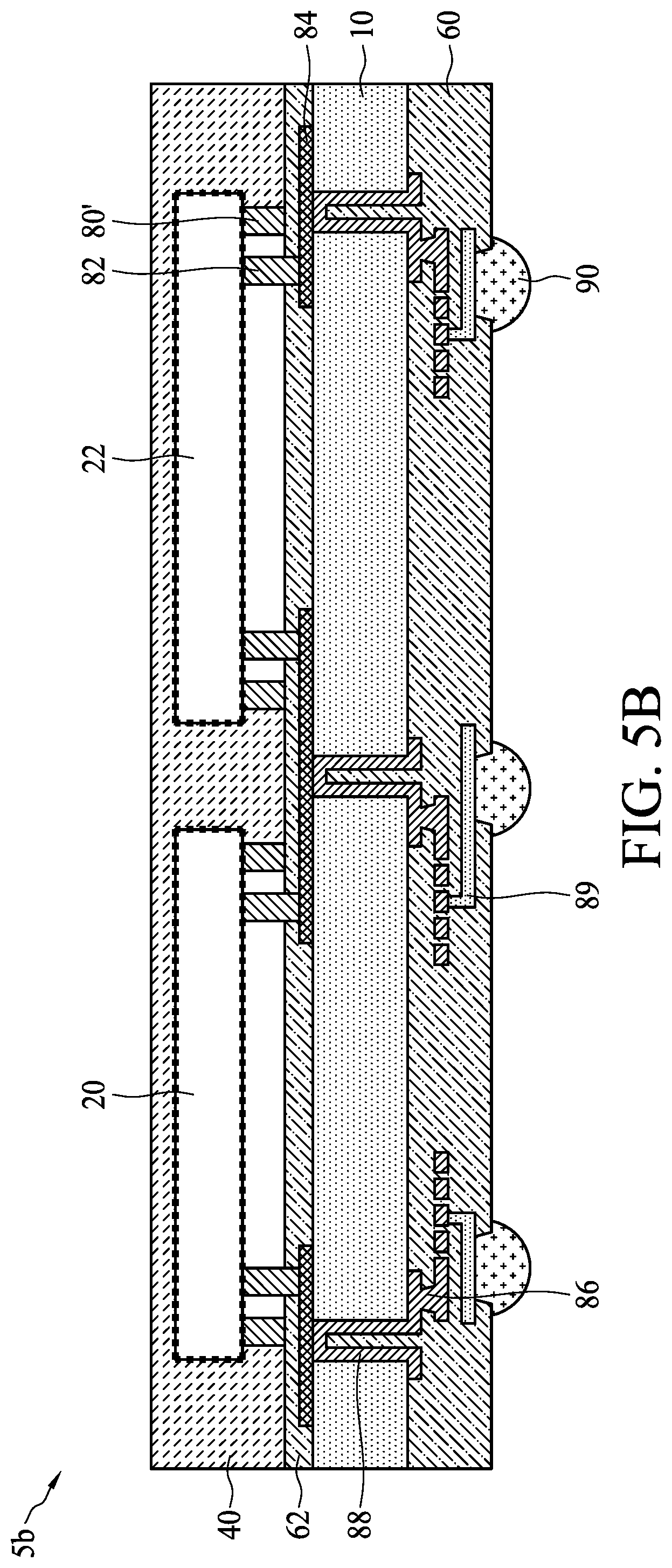 Patent US11784110 Figure 11 – Semiconductor package and method for manufacturing the same