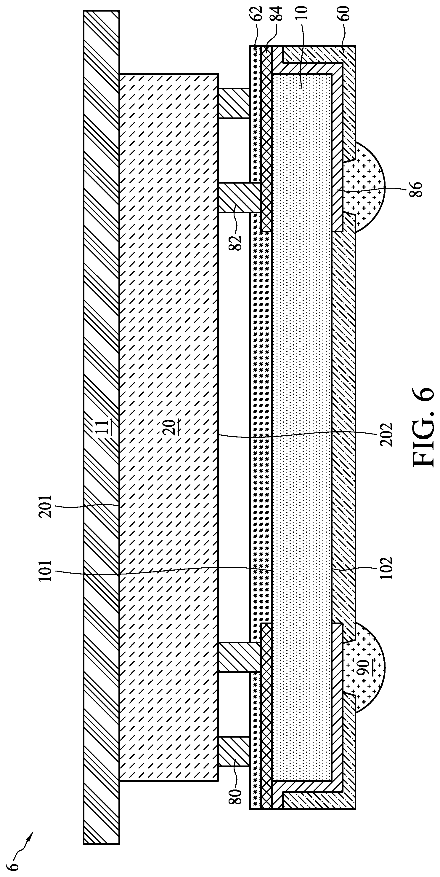 Patent US11784110 Figure 13 – Semiconductor package and method for manufacturing the same