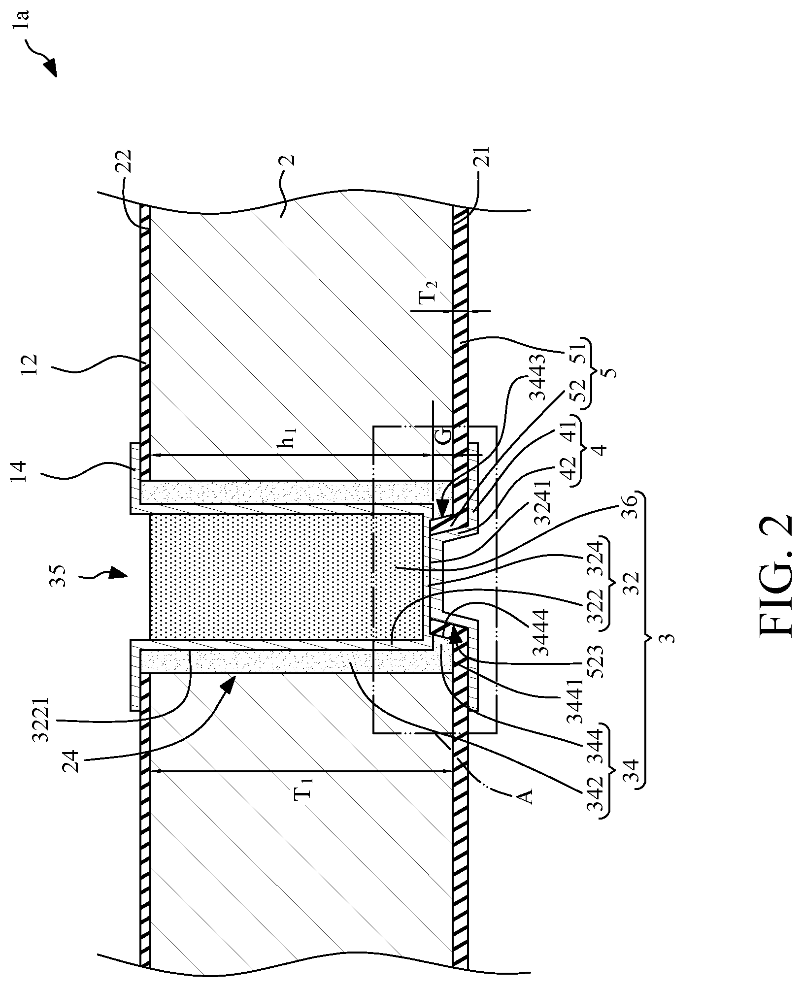 Patent US11784111 Figure 2 – Semiconductor device and method for manufacturing the same