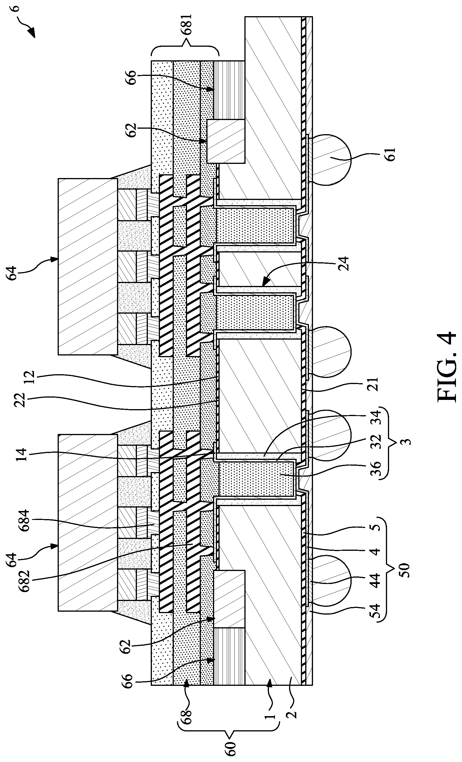 Patent US11784111 Figure 4 – Semiconductor device and method for manufacturing the same