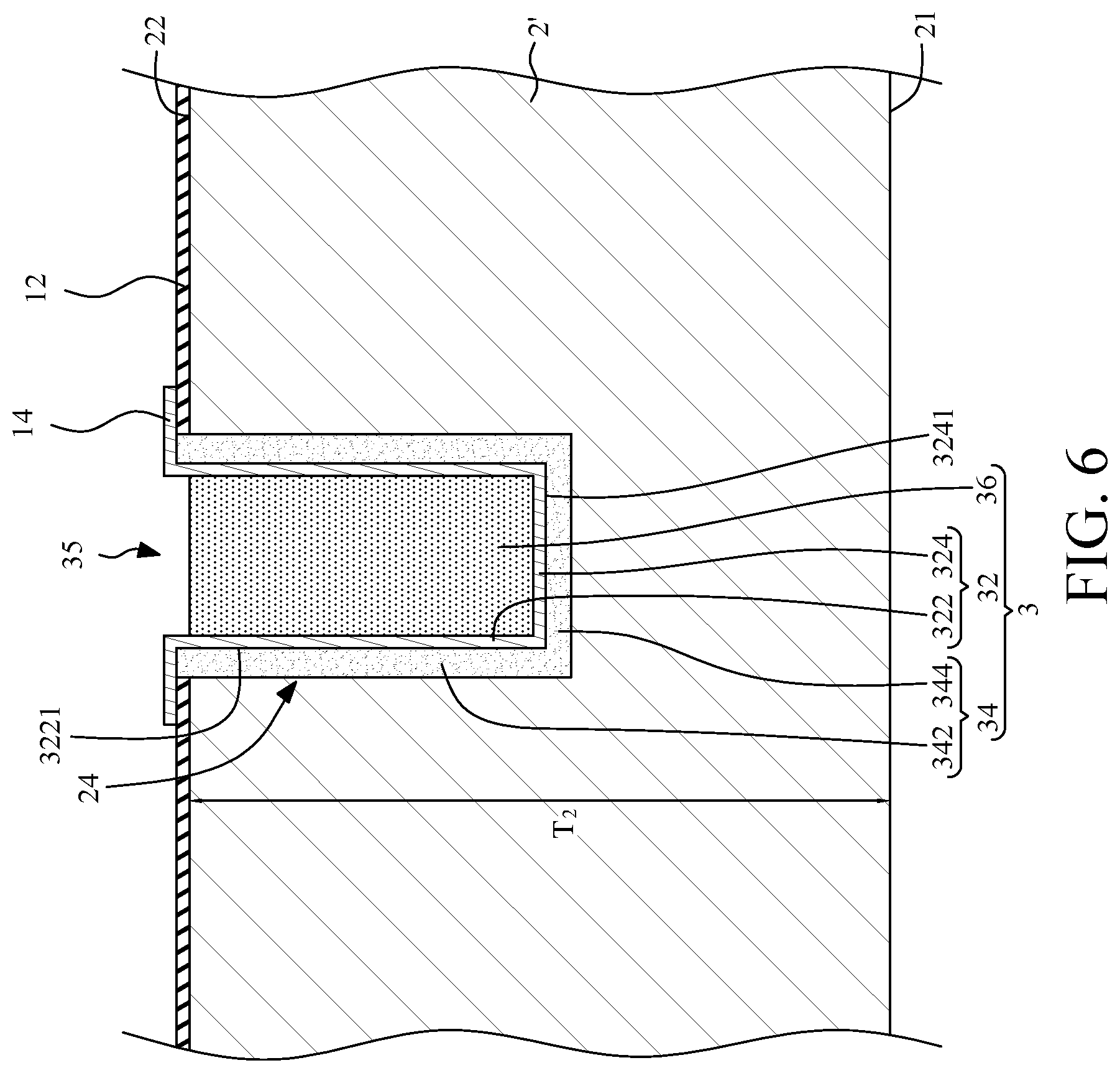 Patent US11784111 Figure 6 – Semiconductor device and method for manufacturing the same