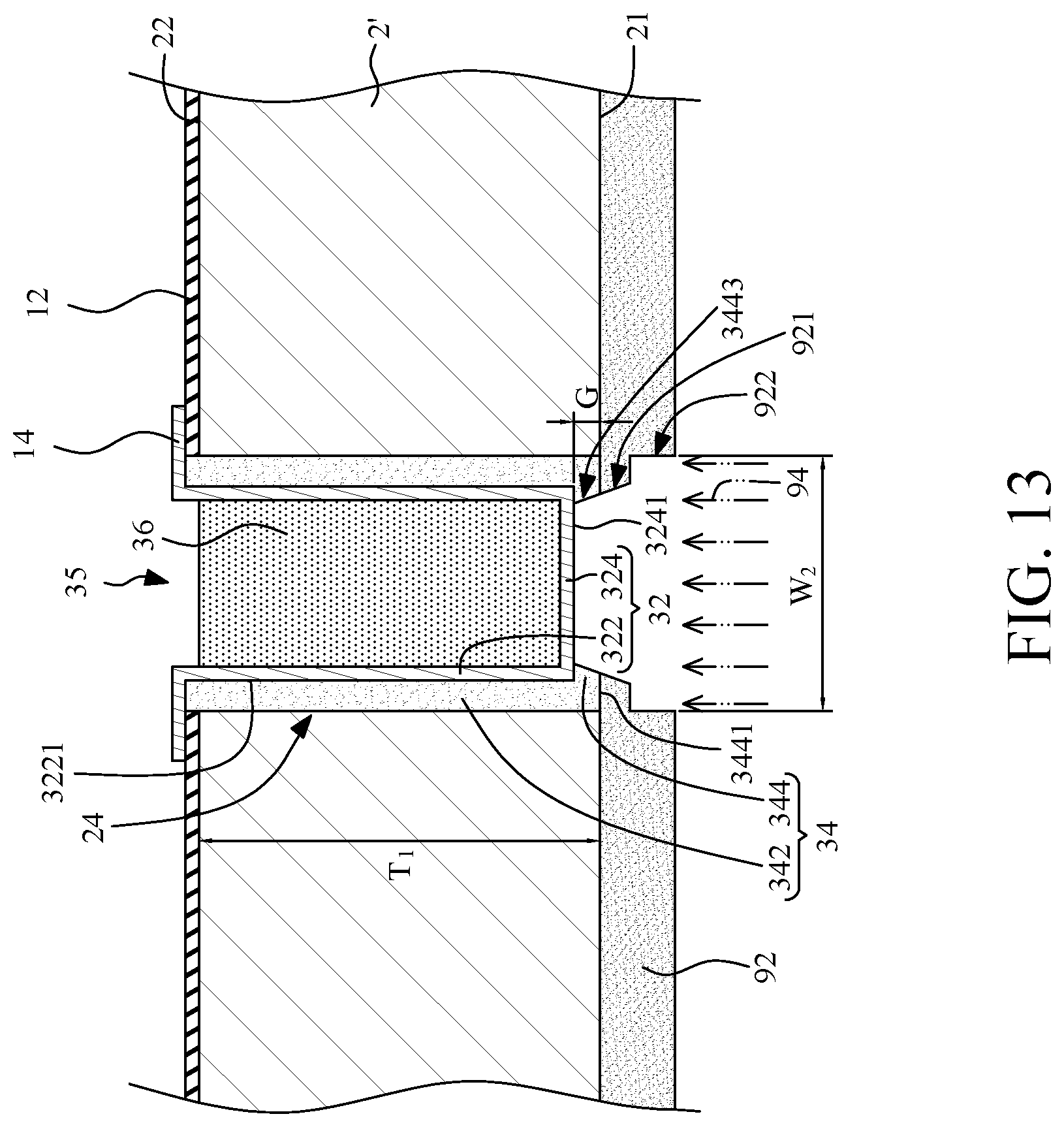 Patent US11784111 Figure 13 – Semiconductor device and method for manufacturing the same