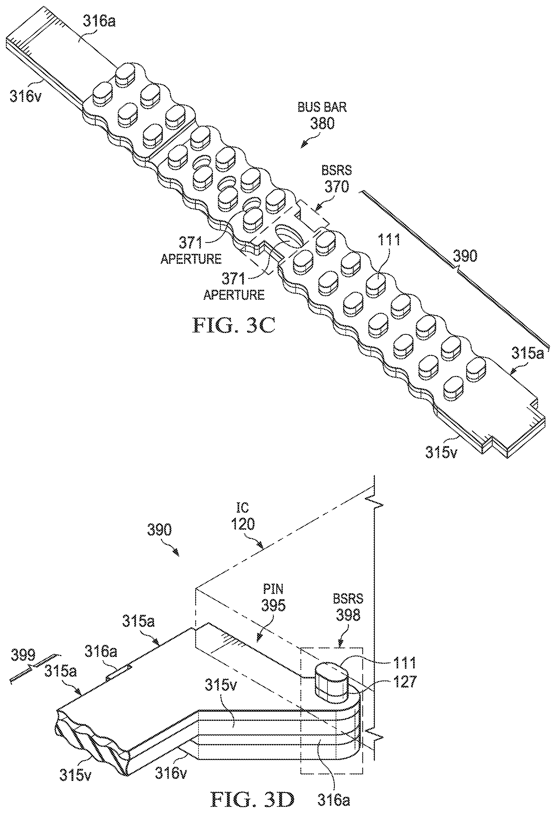 Patent US11784113 Figure 4 – Multilayer package substrate with stress buffer