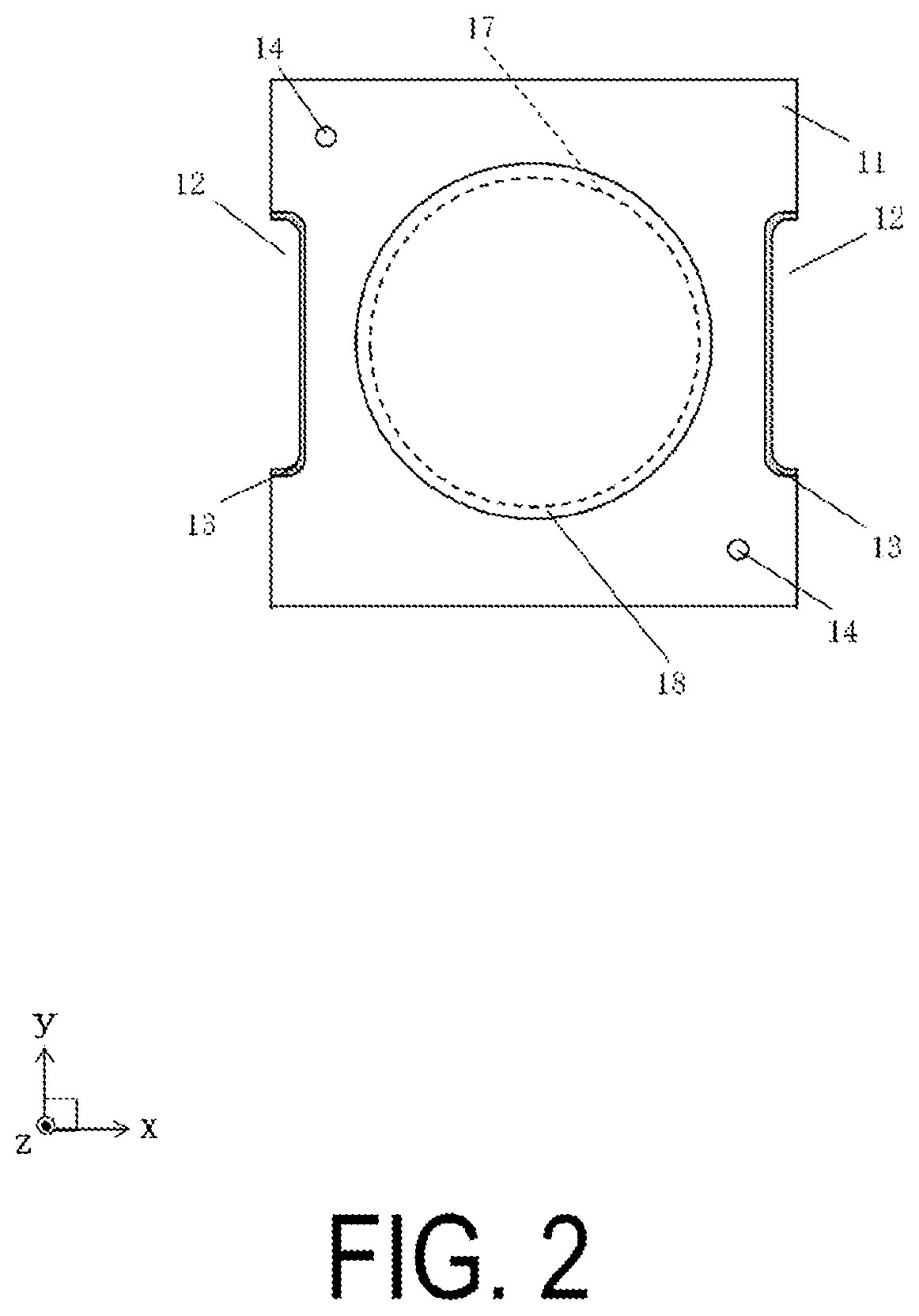 Patent US11784117 Figure 2 – Wiring board, electronic device, and electronic module