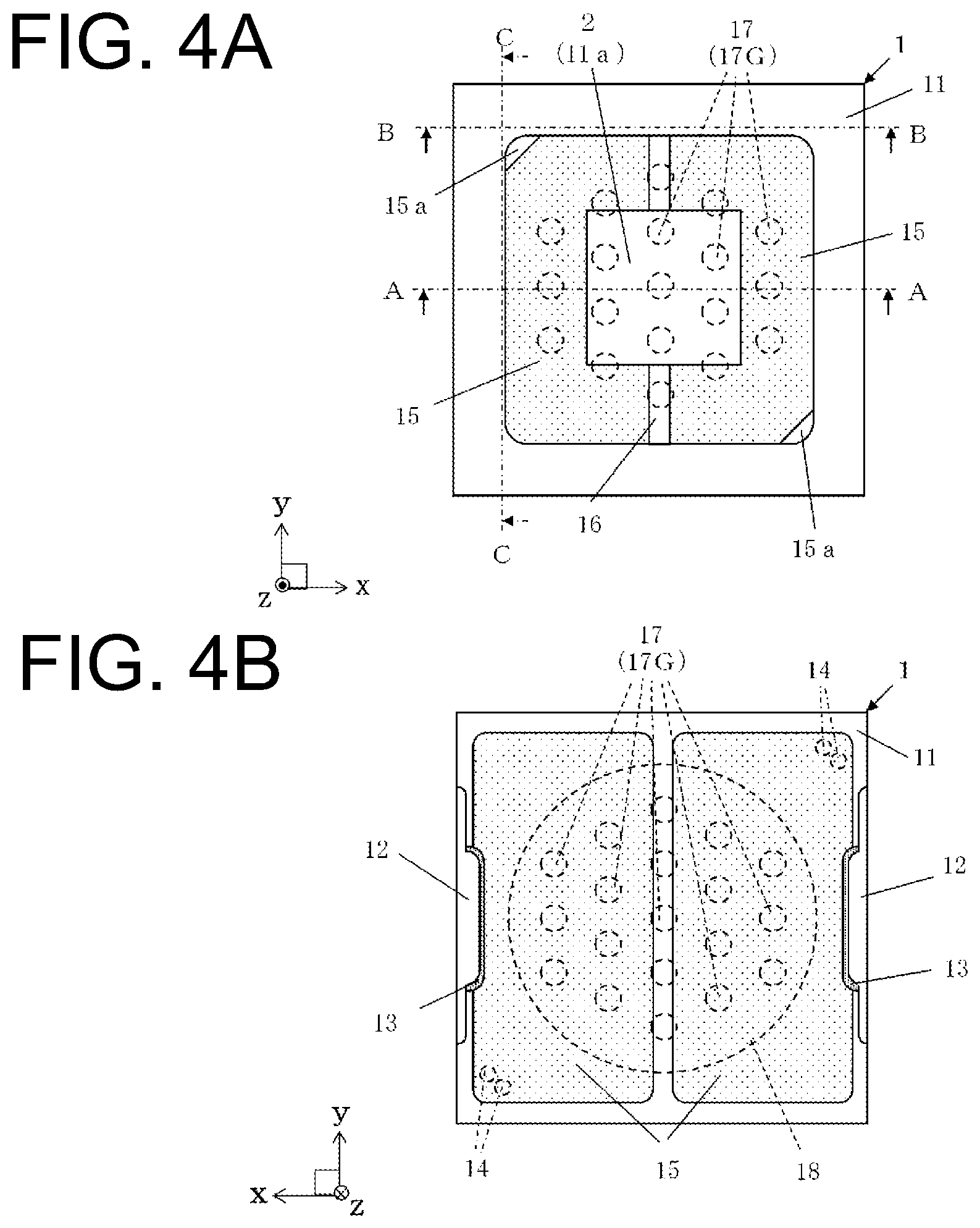 Patent US11784117 Figure 4 – Wiring board, electronic device, and electronic module