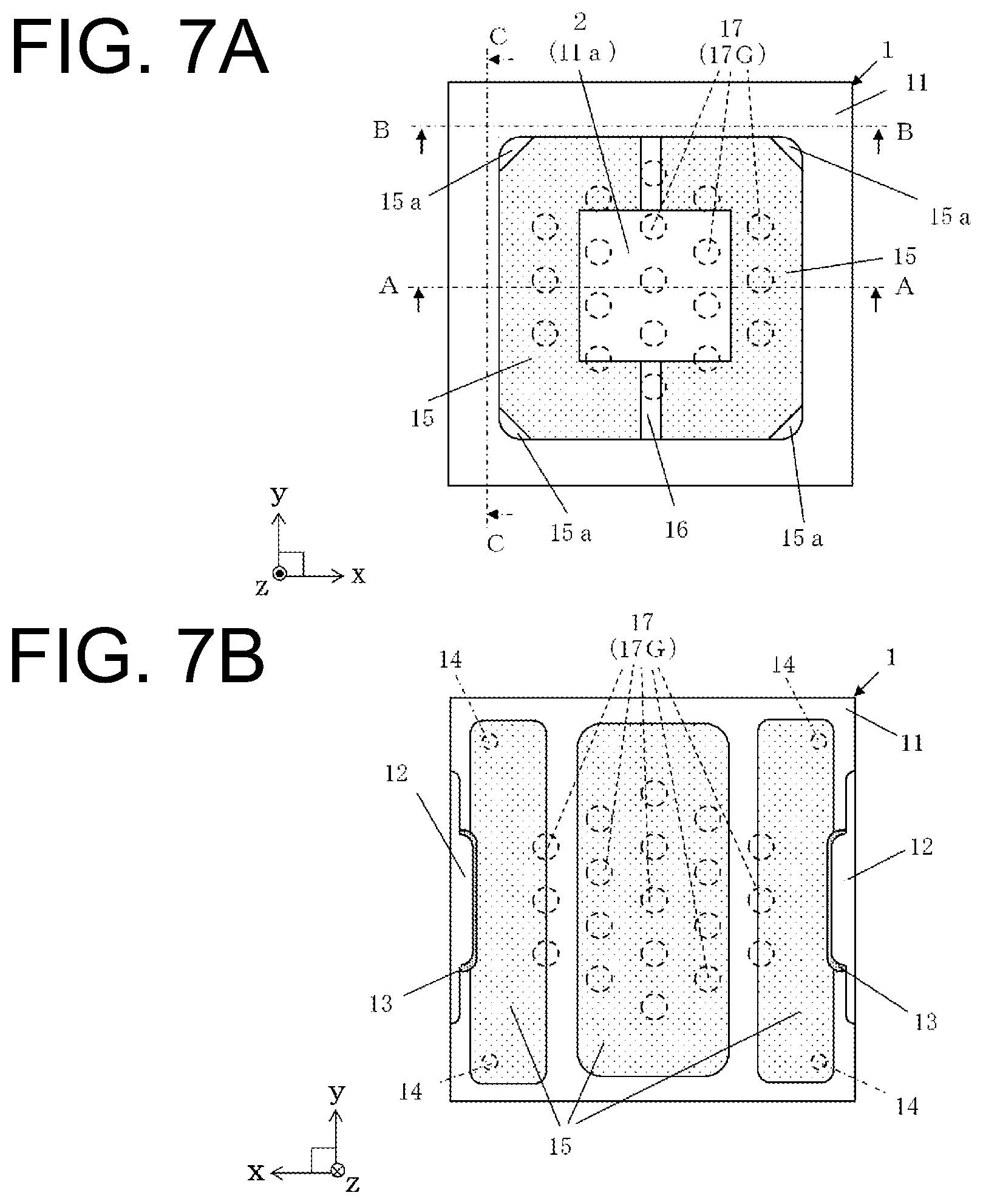 Patent US11784117 Figure 7 – Wiring board, electronic device, and electronic module