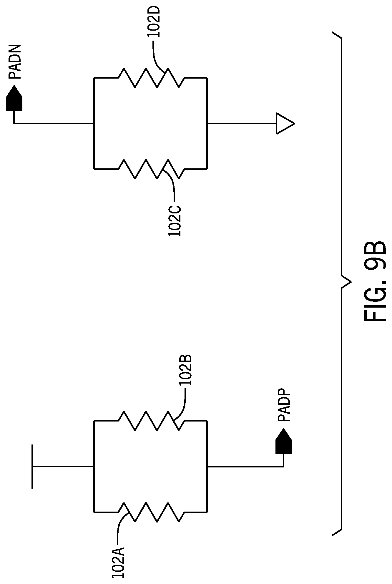 Patent US11784118 Figure 10 – On-die termination (ODT) circuit configurable with via layer to support multiple standards