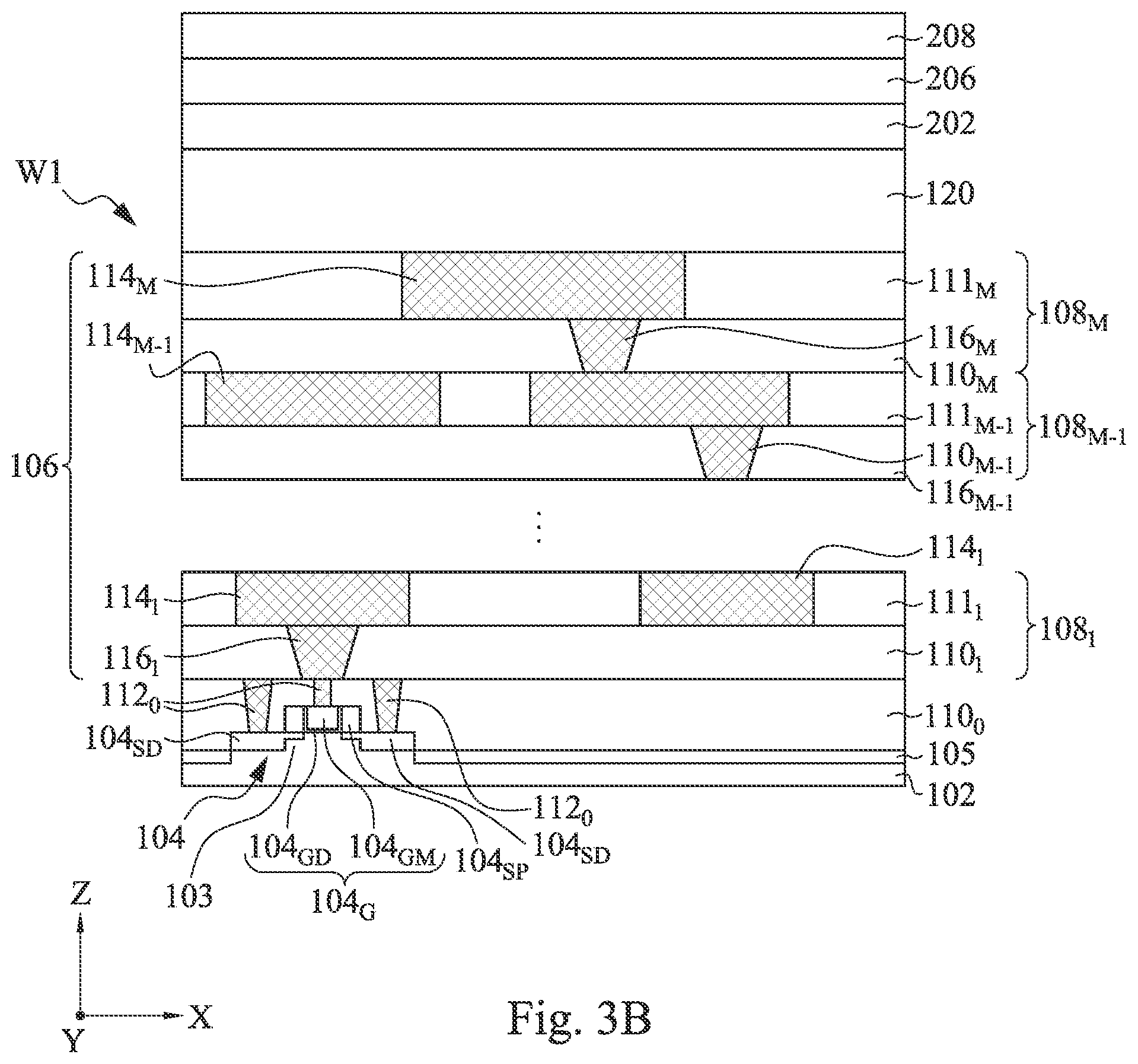 Patent US11784119 Figure 6 – Three dimensional integrated circuit and fabrication thereof