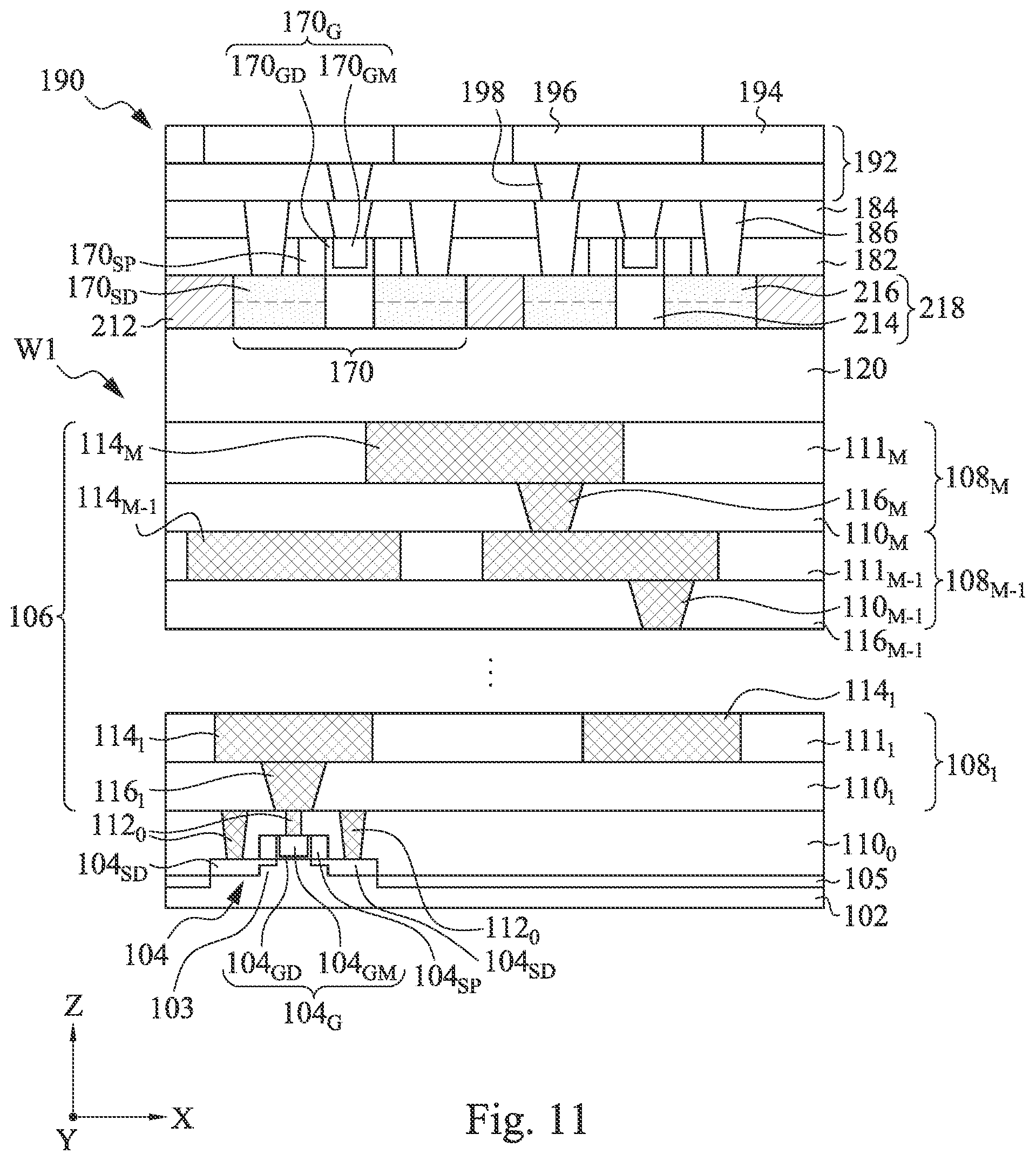 Patent US11784119 Figure 18 – Three dimensional integrated circuit and fabrication thereof