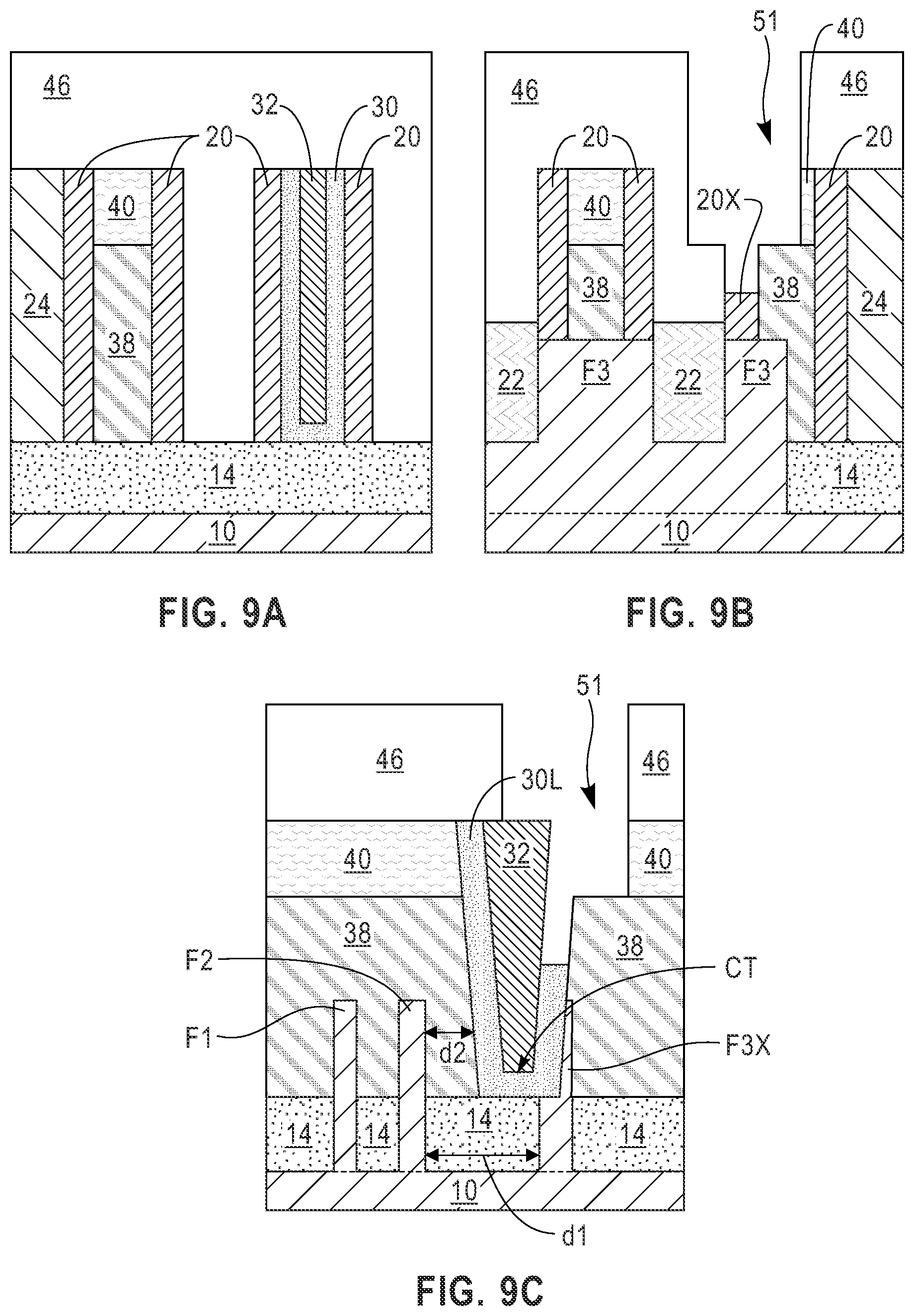 Patent US11784125 Figure 9 – Wrap around cross-couple contact structure with enhanced gate contact size