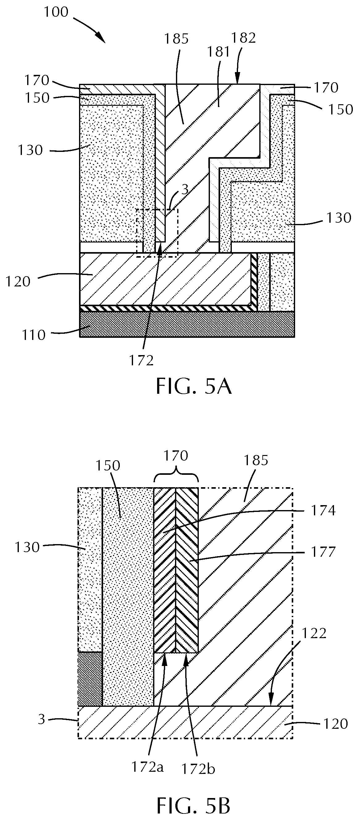 Patent US11784127 Figure 4 – Ruthenium liner and cap for back-end-of-line