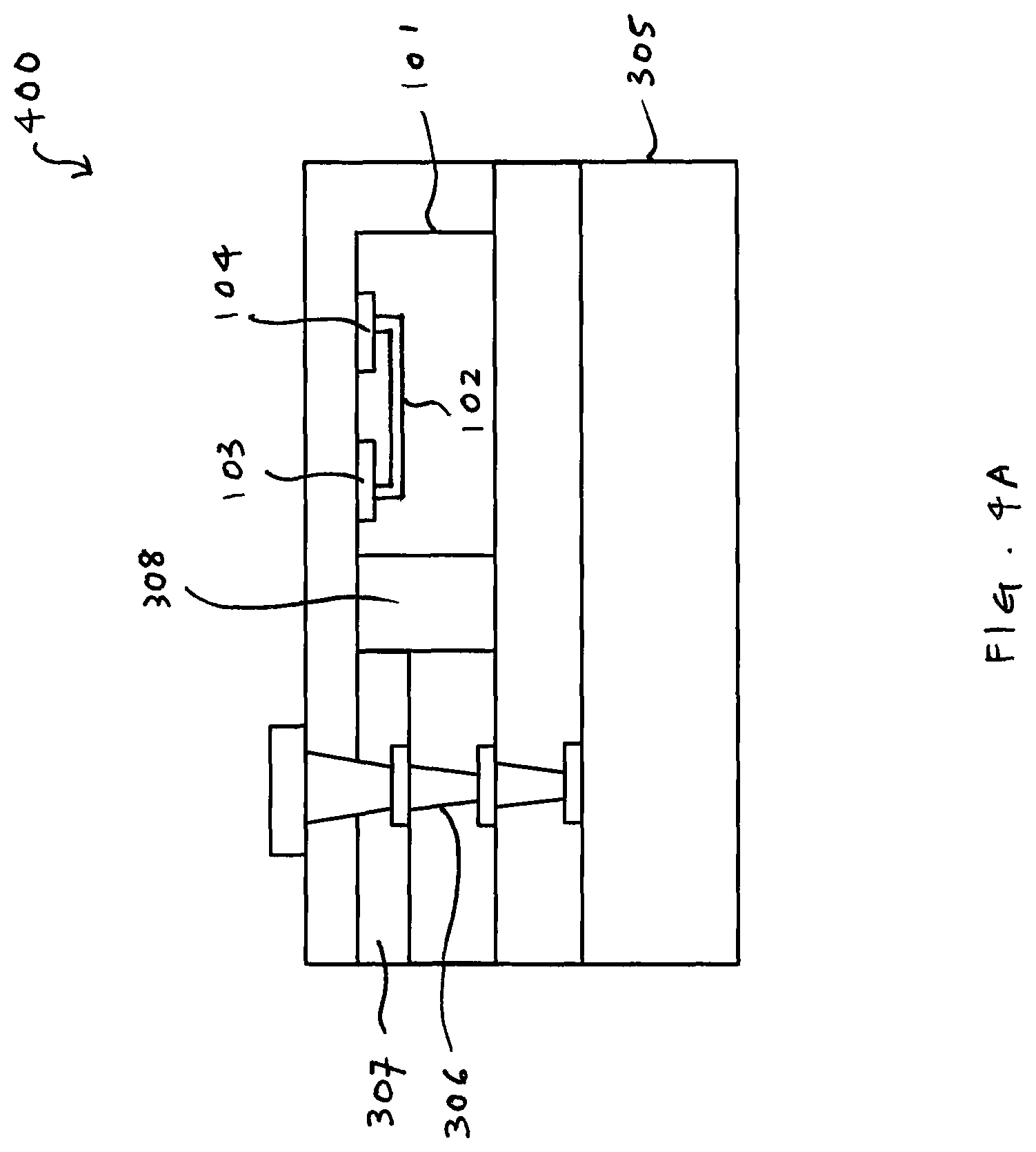 Patent US11784128 Figure 11 – Die interconnect substrate, an electrical device and a method for forming a die interconnect substrate