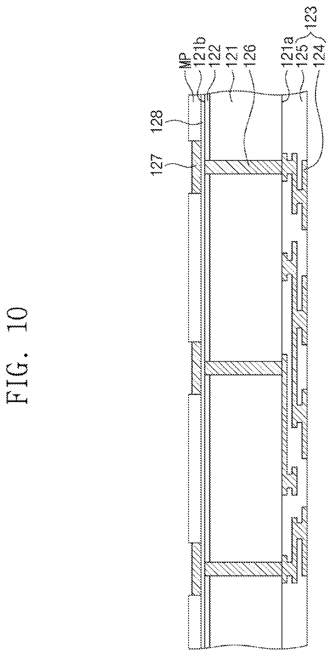 Patent US11784129 Figure 10 – Semiconductor package and method of fabricating the same