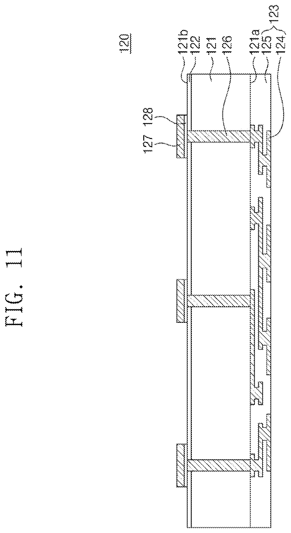 Patent US11784129 Figure 11 – Semiconductor package and method of fabricating the same