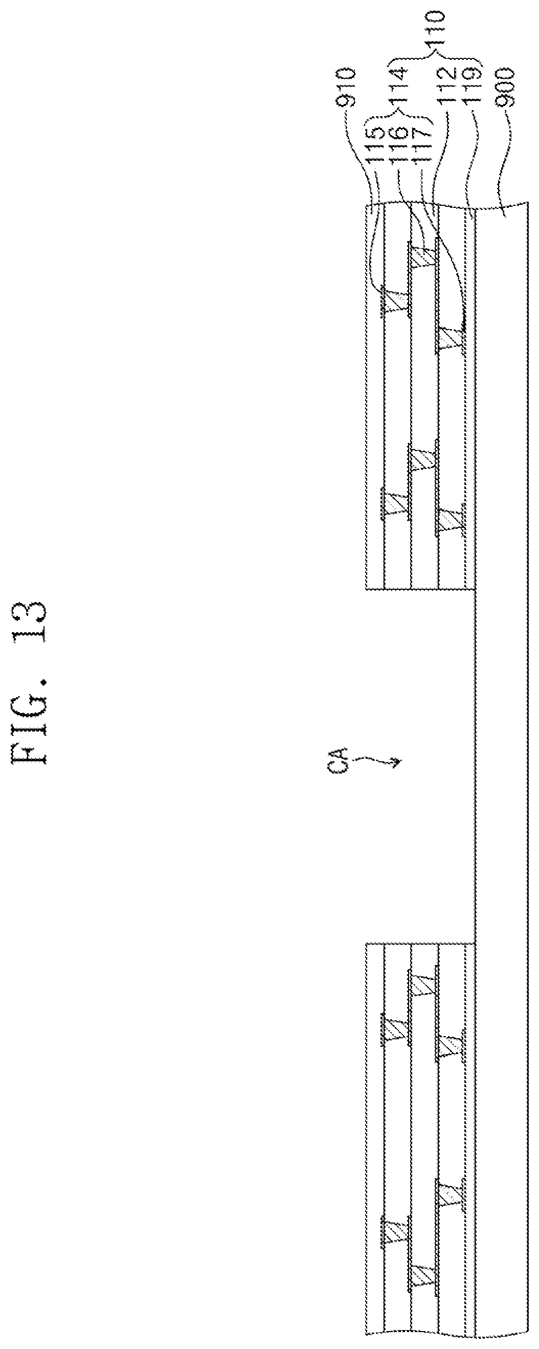 Patent US11784129 Figure 13 – Semiconductor package and method of fabricating the same