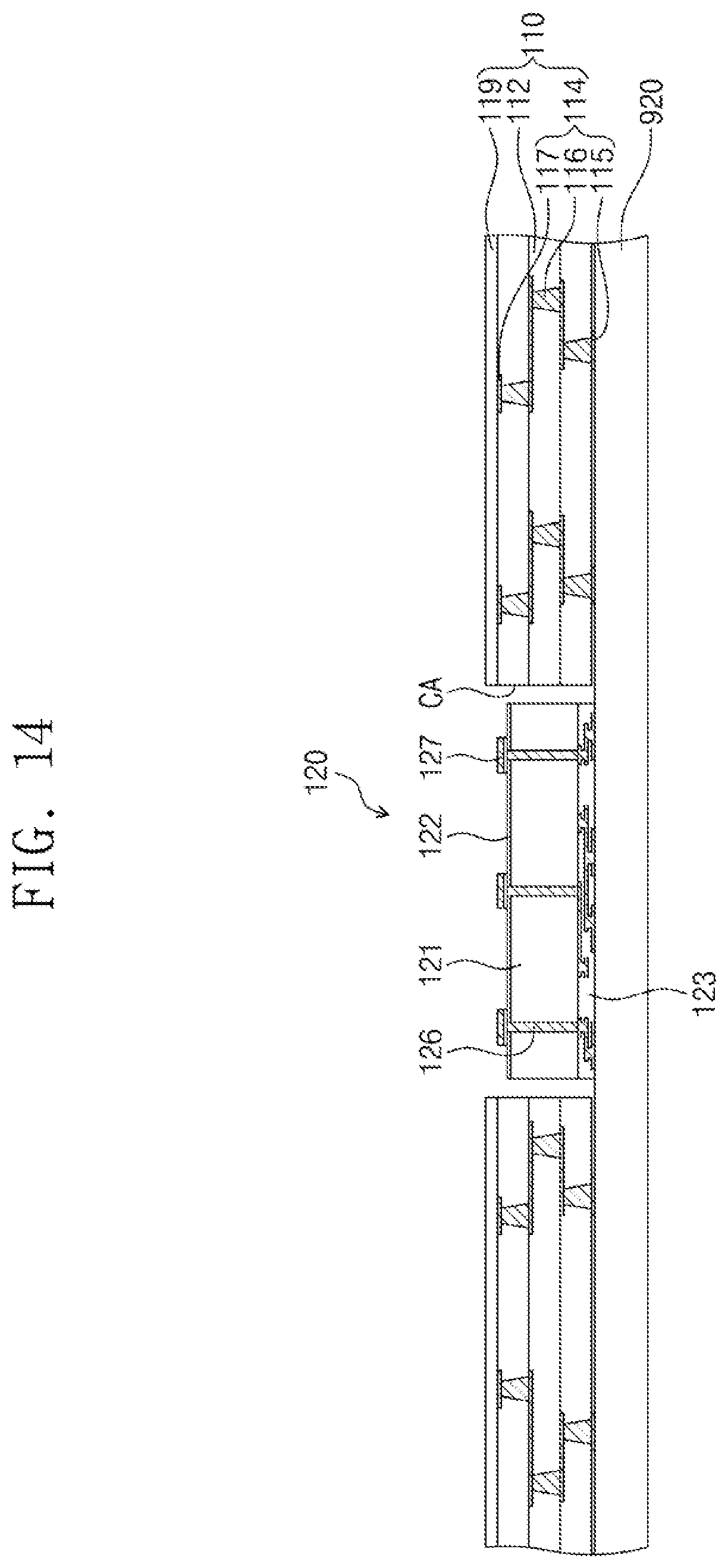 Patent US11784129 Figure 14 – Semiconductor package and method of fabricating the same