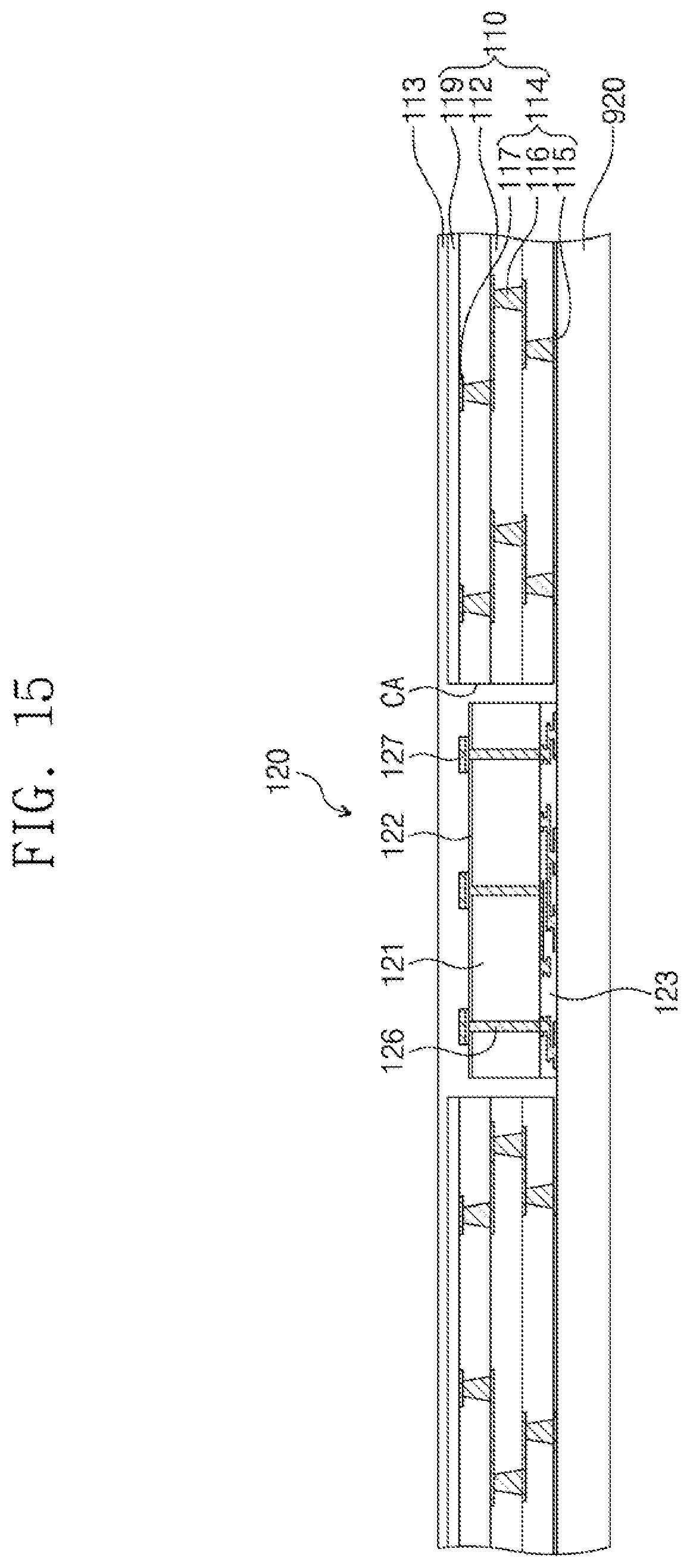 Patent US11784129 Figure 15 – Semiconductor package and method of fabricating the same