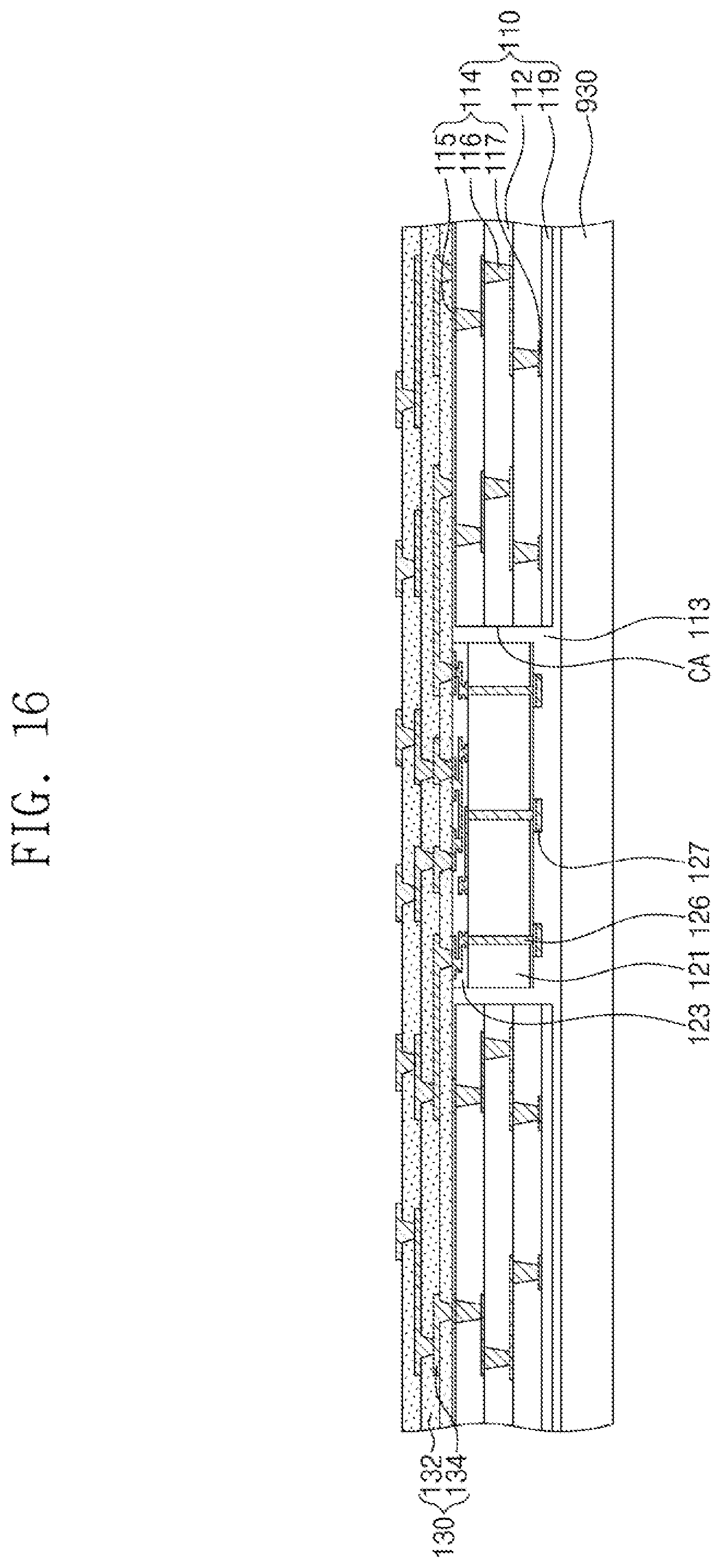 Patent US11784129 Figure 16 – Semiconductor package and method of fabricating the same