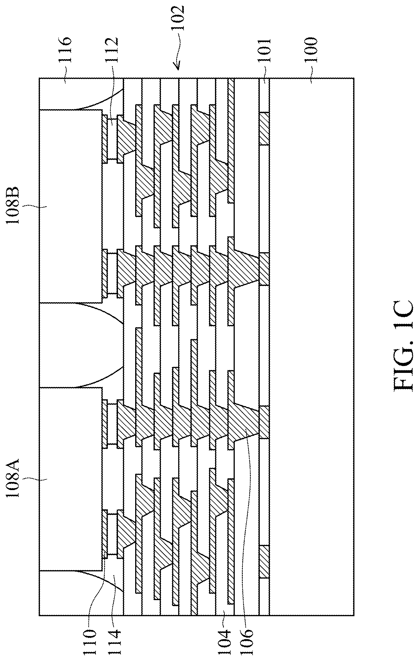 Patent US11784130 Figure 3 – Structure and formation method of package with underfill
