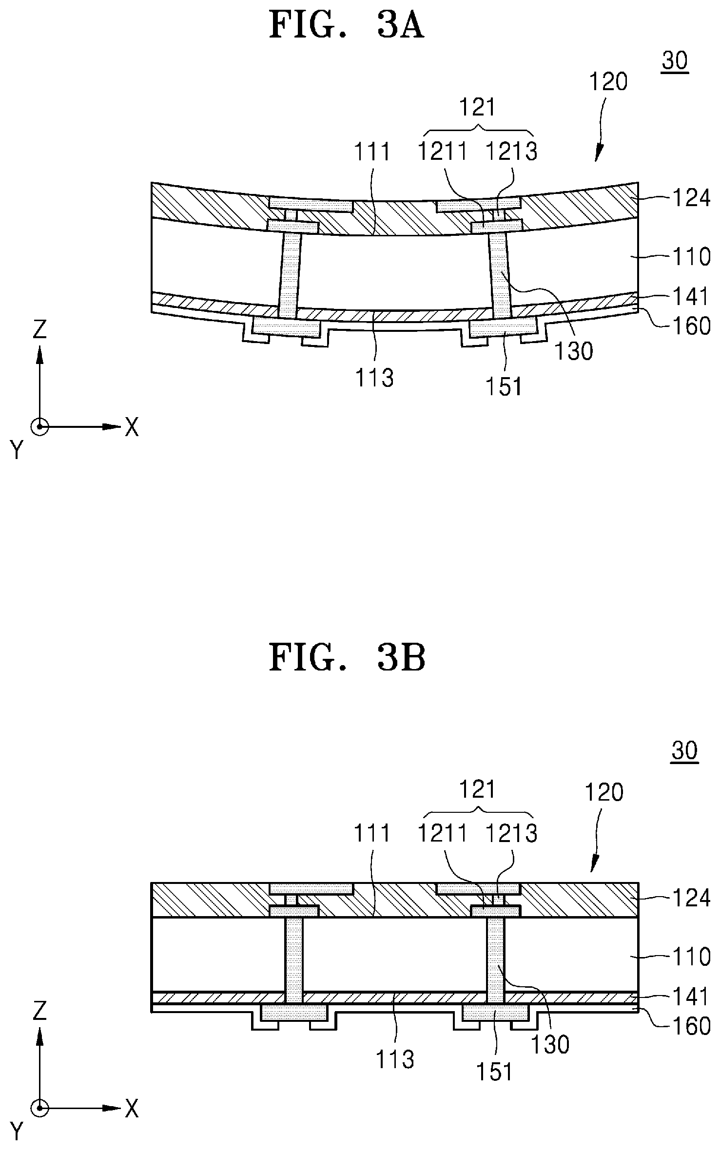Patent US11784131 Figure 3 – Interposer and semiconductor package including the same