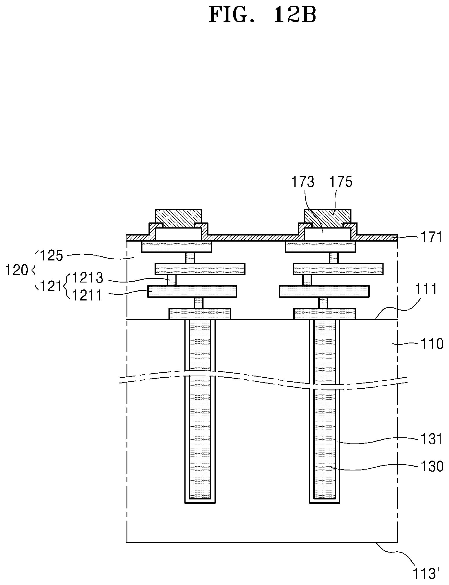 Patent US11784131 Figure 13 – Interposer and semiconductor package including the same