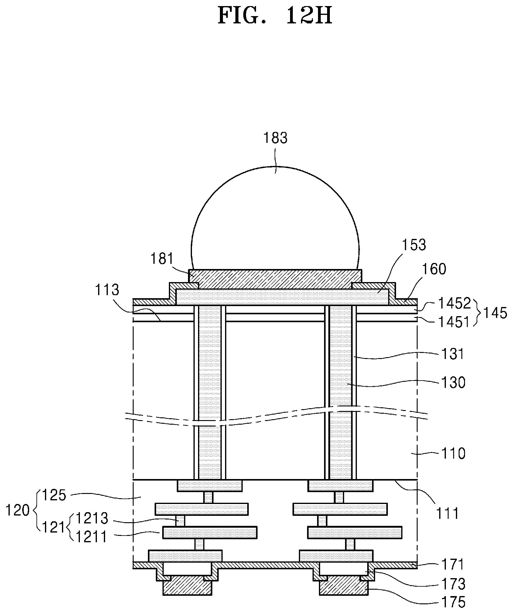 Patent US11784131 Figure 19 – Interposer and semiconductor package including the same