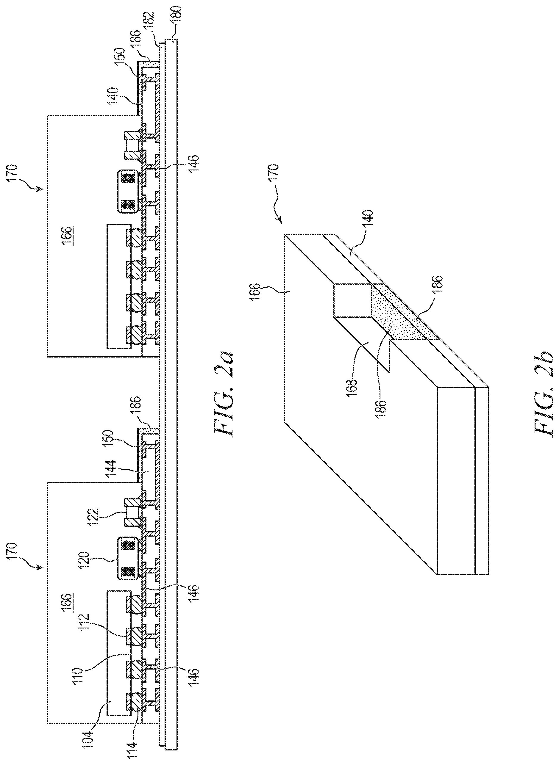 Patent US11784133 Figure 3 – Shielded semiconductor package with open terminal and methods of making