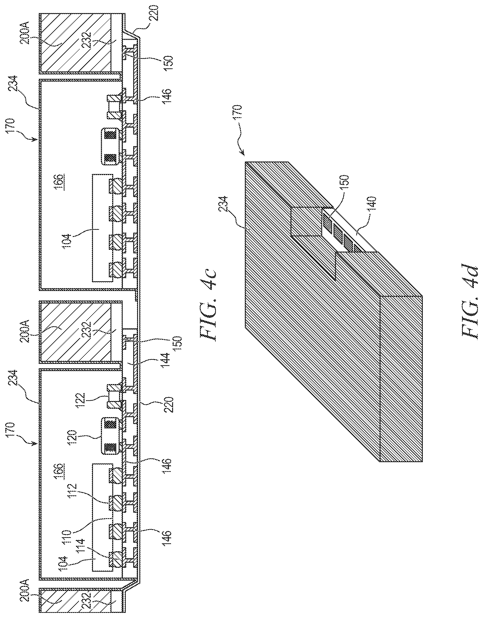 Patent US11784133 Figure 12 – Shielded semiconductor package with open terminal and methods of making