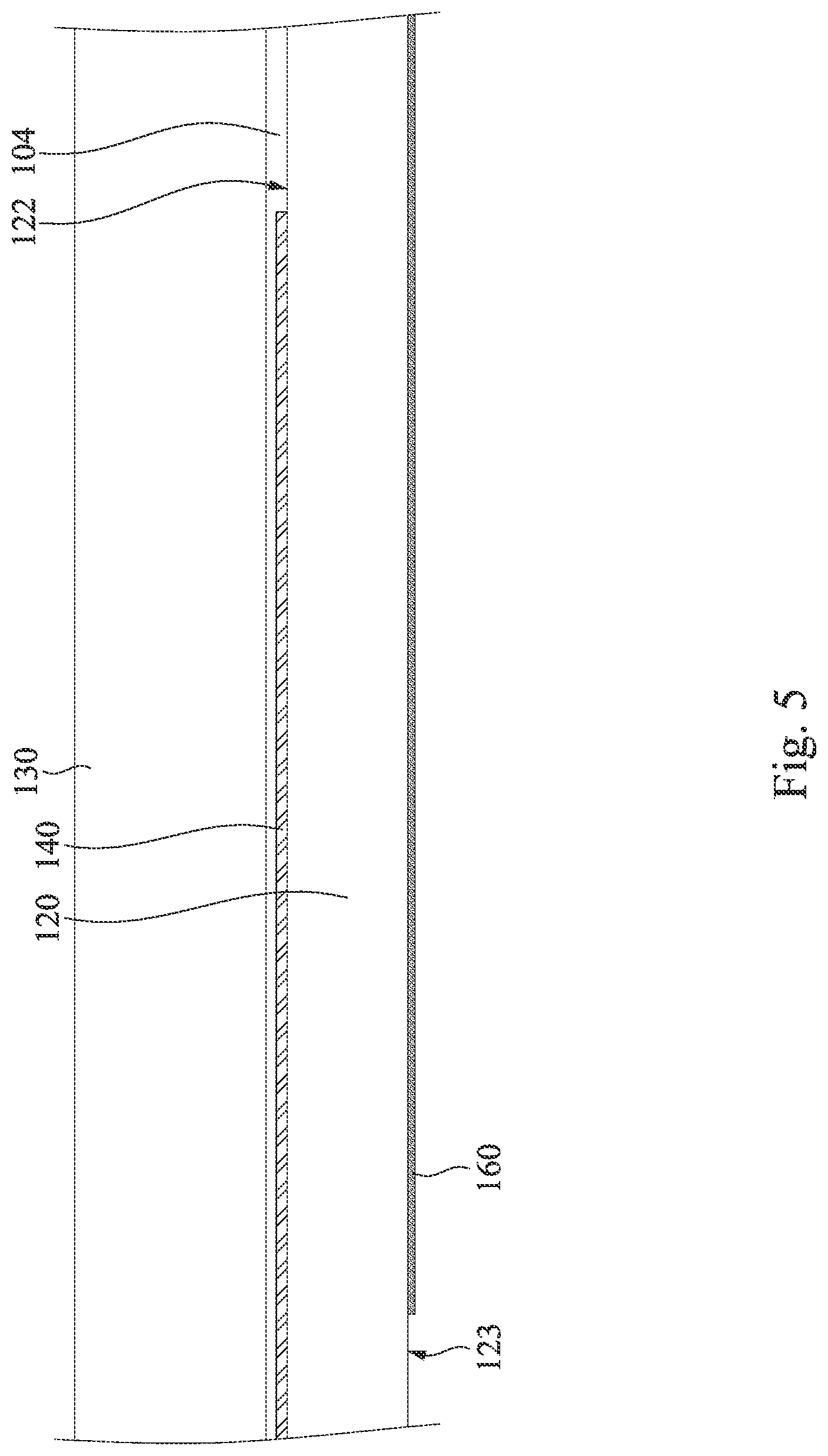 Patent US11784134 Figure 5 – Chip package and manufacturing method thereof