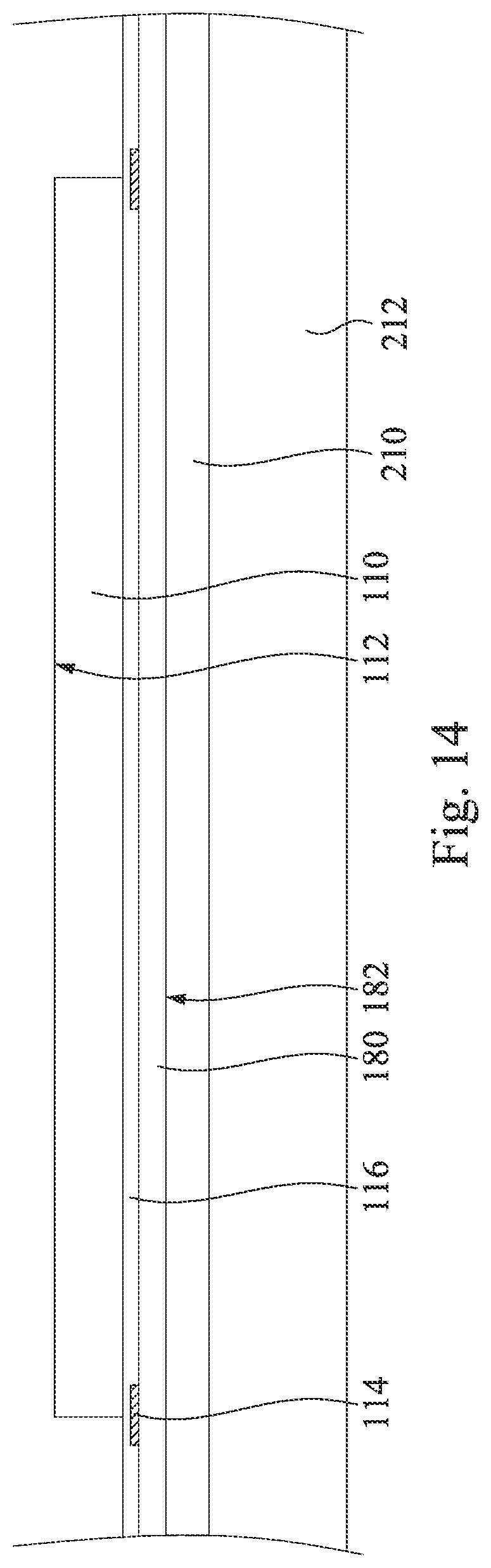 Patent US11784134 Figure 14 – Chip package and manufacturing method thereof
