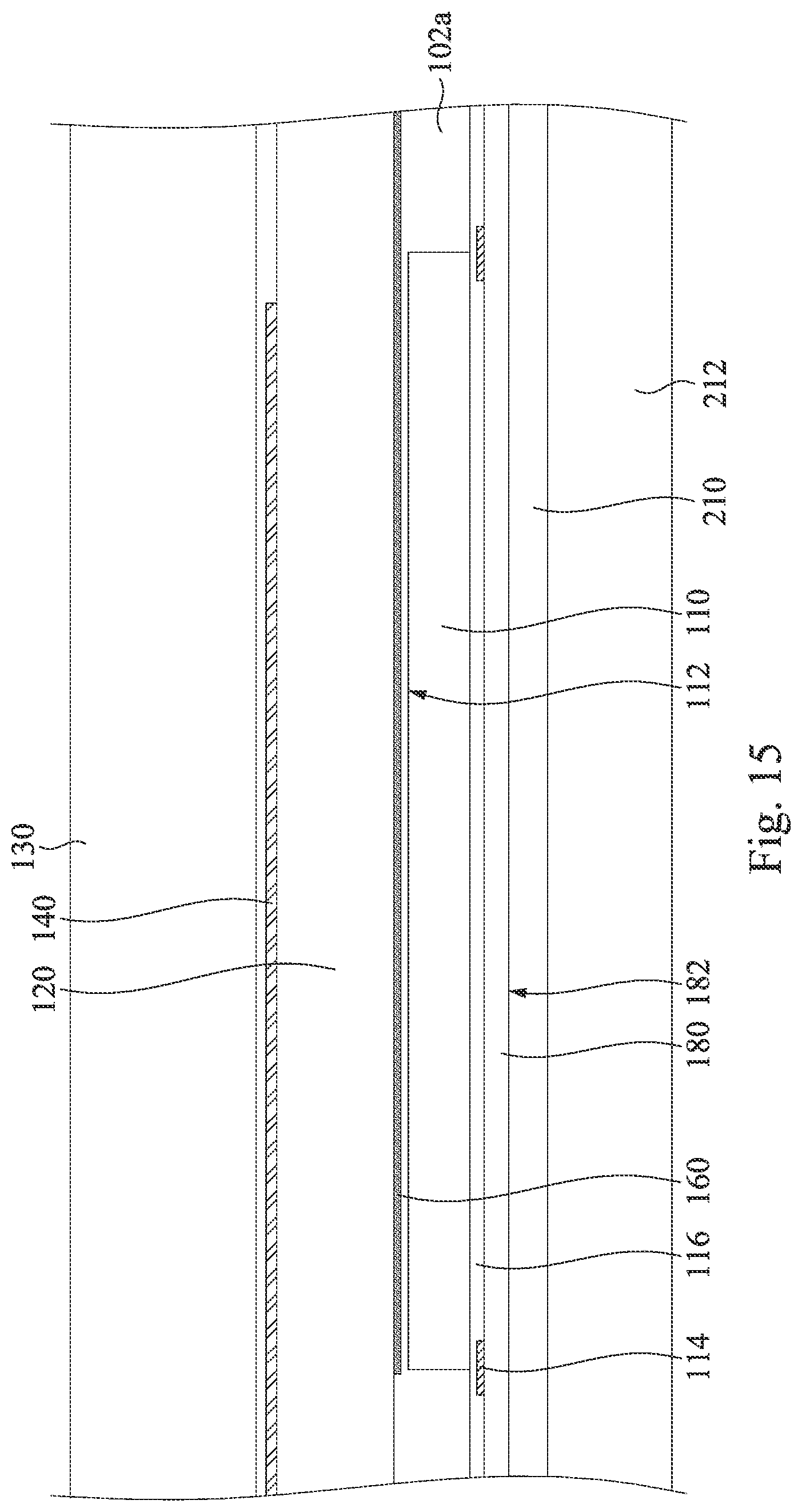 Patent US11784134 Figure 15 – Chip package and manufacturing method thereof